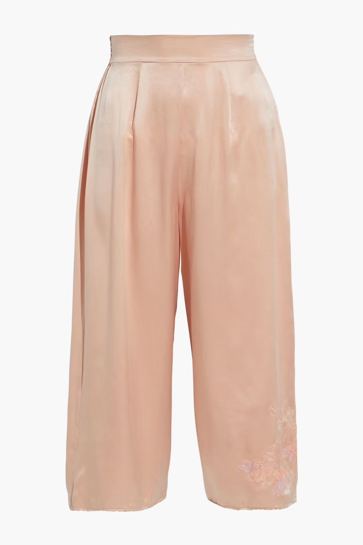 Agent Provocateur AGENT PROVOCATEUR Edenn silk Pajama Pants MSRP $675 UK 8 Size 26" / US 2 / IT 38 - 1 Thumbnail