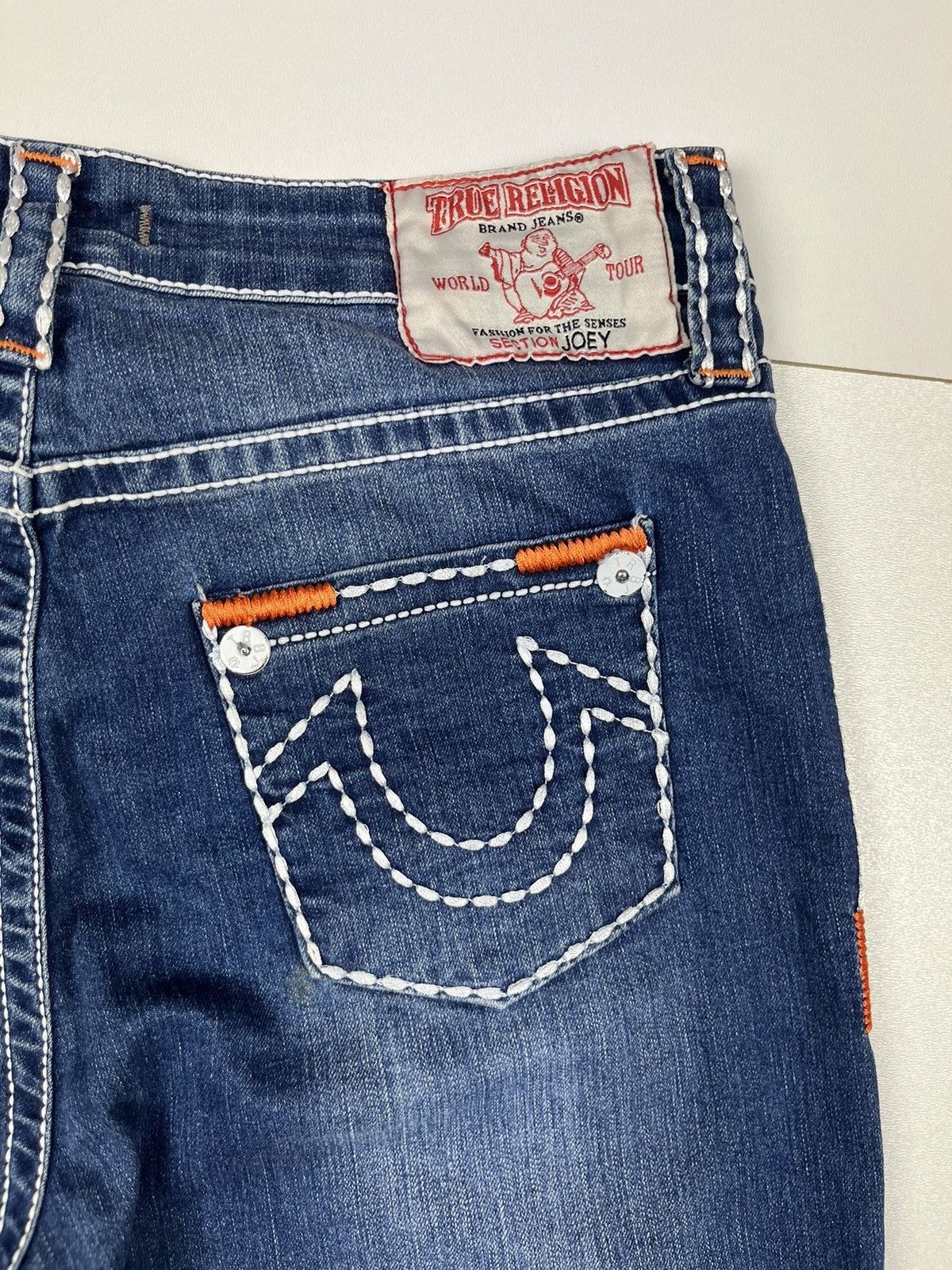 True Religion True Religion Joey Denim Blue Pants Size US 33 - 7 Thumbnail