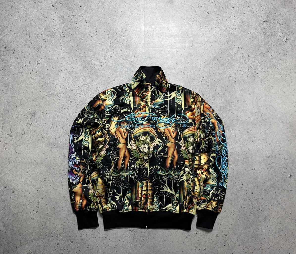 Ed Hardy Ed Hardy By Christian Audigier Overprint Jacket Size M Size US M / EU 48-50 / 2 - 1 Thumbnail