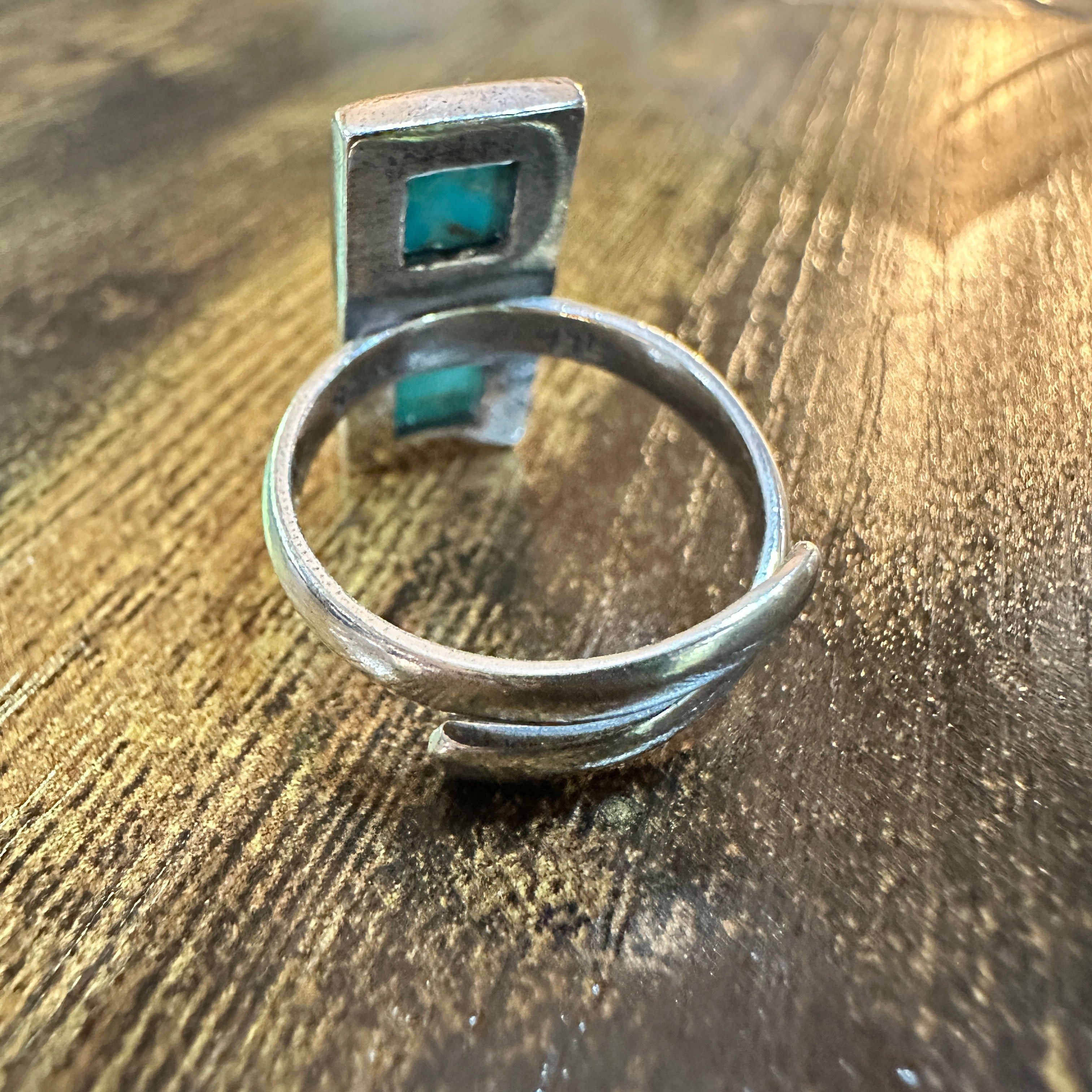 Other Boho Native American Turquoise Dream Sterling Silver Adjusta Size ONE SIZE - 9 Thumbnail