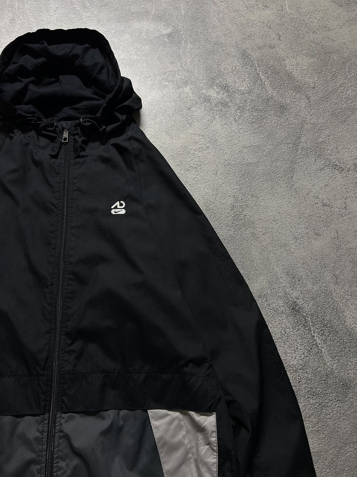 Vintage Vintage Y2k Nike AD 🖤 Nylon Mini Logo Jacket 00’s Size US XL / EU 56 / 4 - 4 Thumbnail