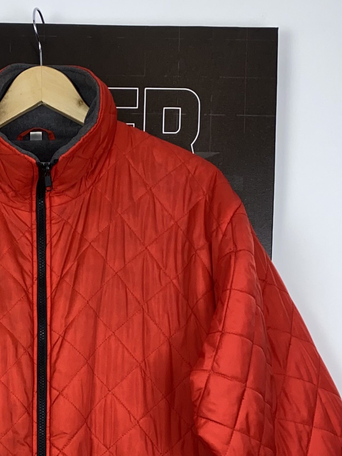 Formula 1 🚨 90s Shell Vintage Quilt Lining Red Nylon Jacket Formula 1 Size US M / EU 48-50 / 2 - 3 Thumbnail
