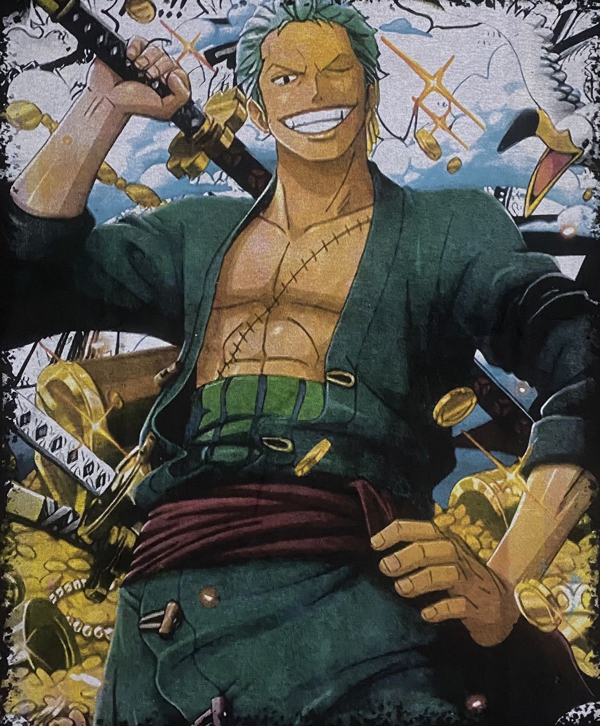 One Piece one piece x ovp x anime x roronoa zoro x pirate hunters Size US XL / EU 56 / 4 - 3 Thumbnail