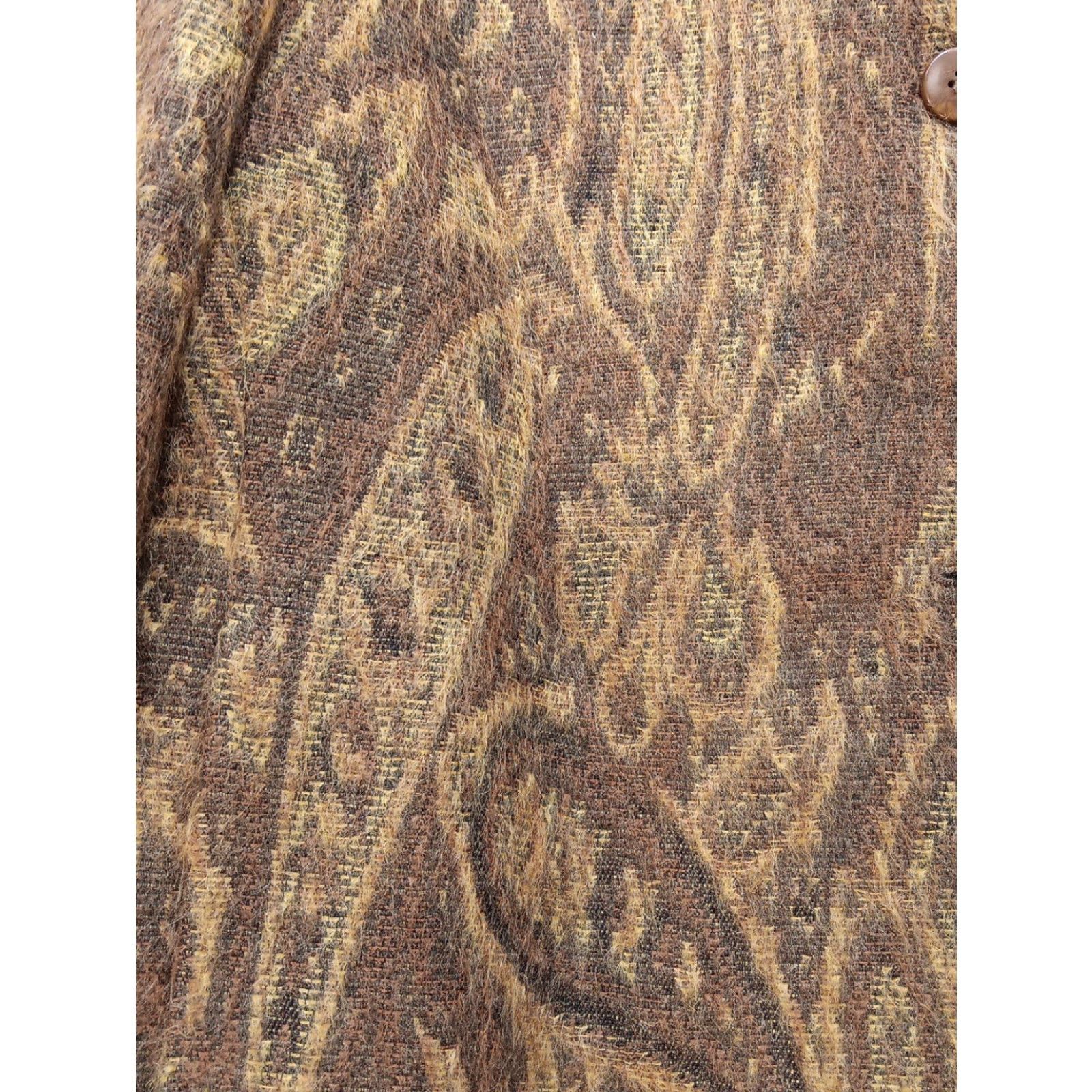 Joseph Abboud Joseph Abboud Collection Blazer Womens 12 Brown Paisley Mohair Wool Blend Italy Blazer Size XL / US 12-14 / IT 48-50 - 5 Thumbnail