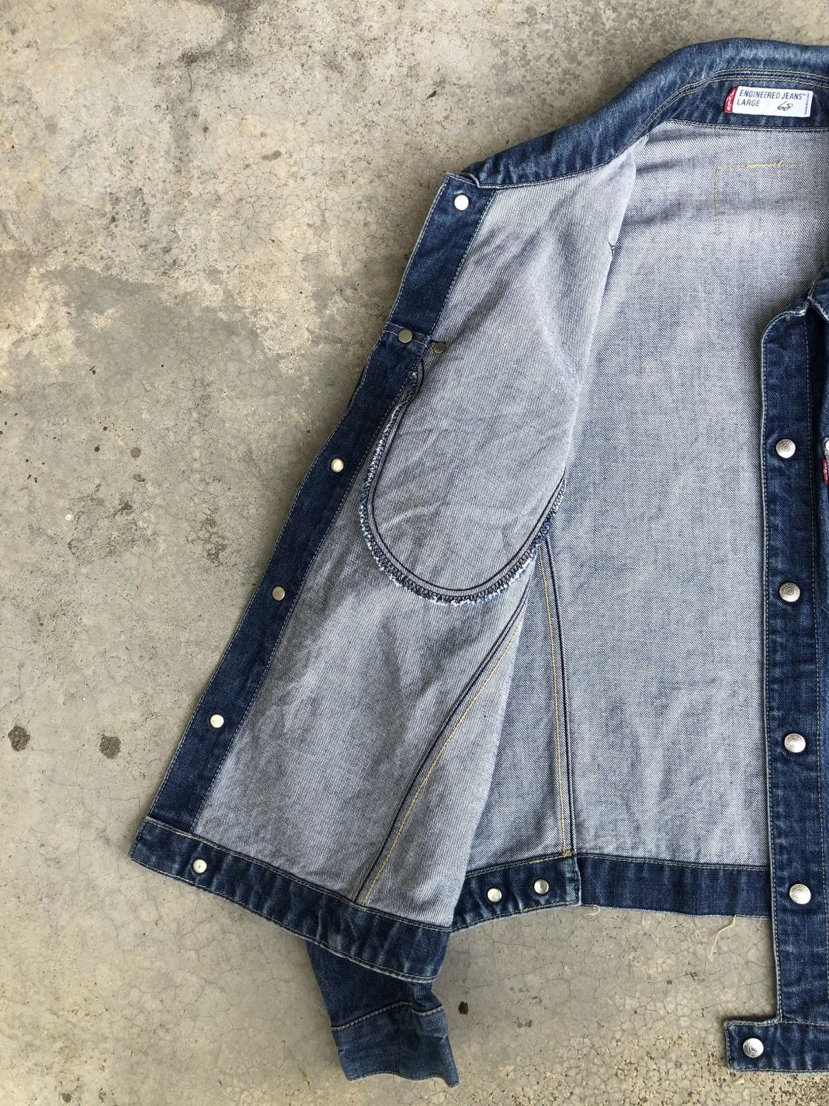 Levi's Y2k Levi’s Engineered Type 1 Denim Jacket Size US L / EU 52-54 / 3 - 18 Thumbnail