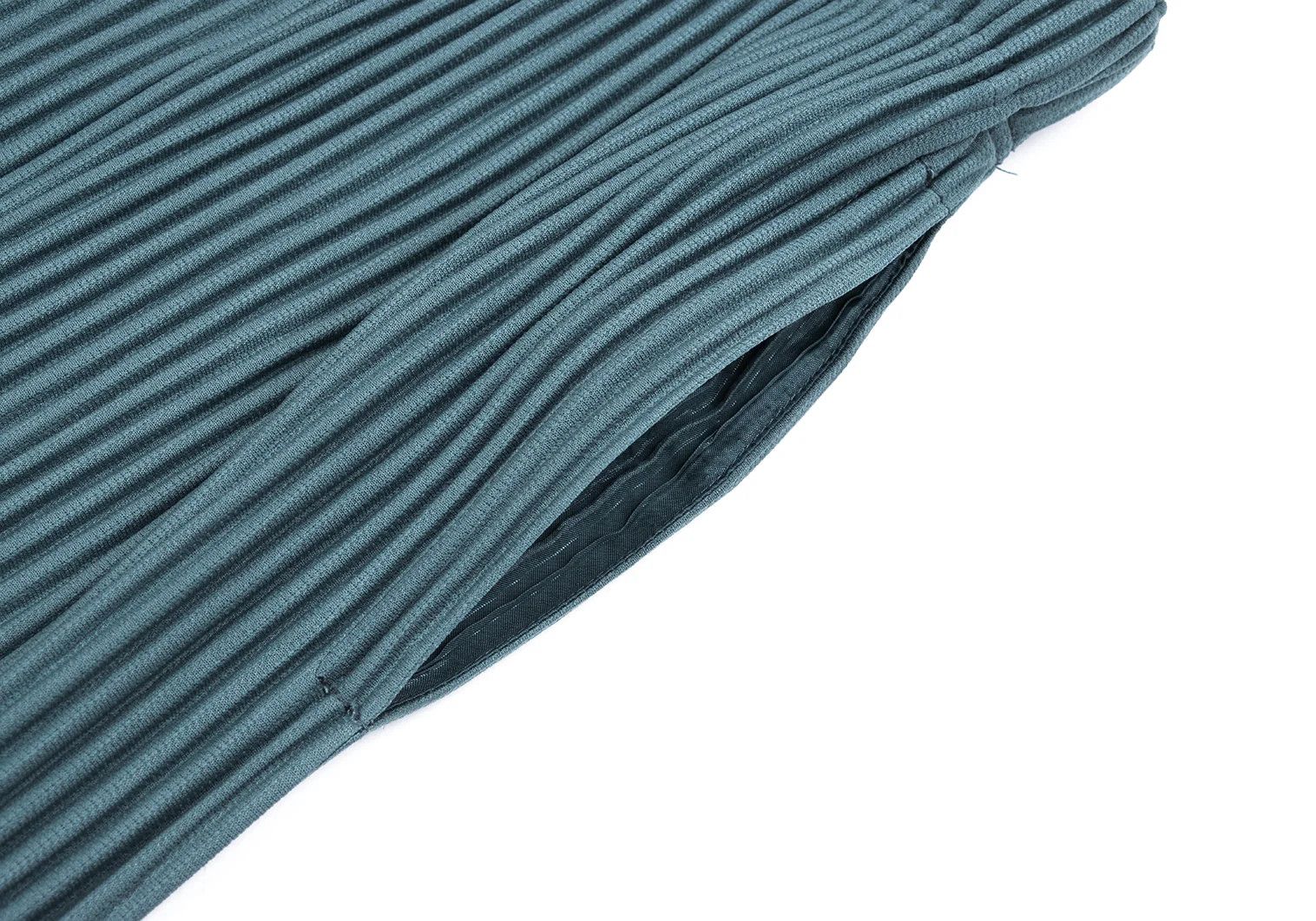 Issey Miyake Pleats Straight Pants in Blue Gray Size US 32 / EU 48 - 3 Thumbnail
