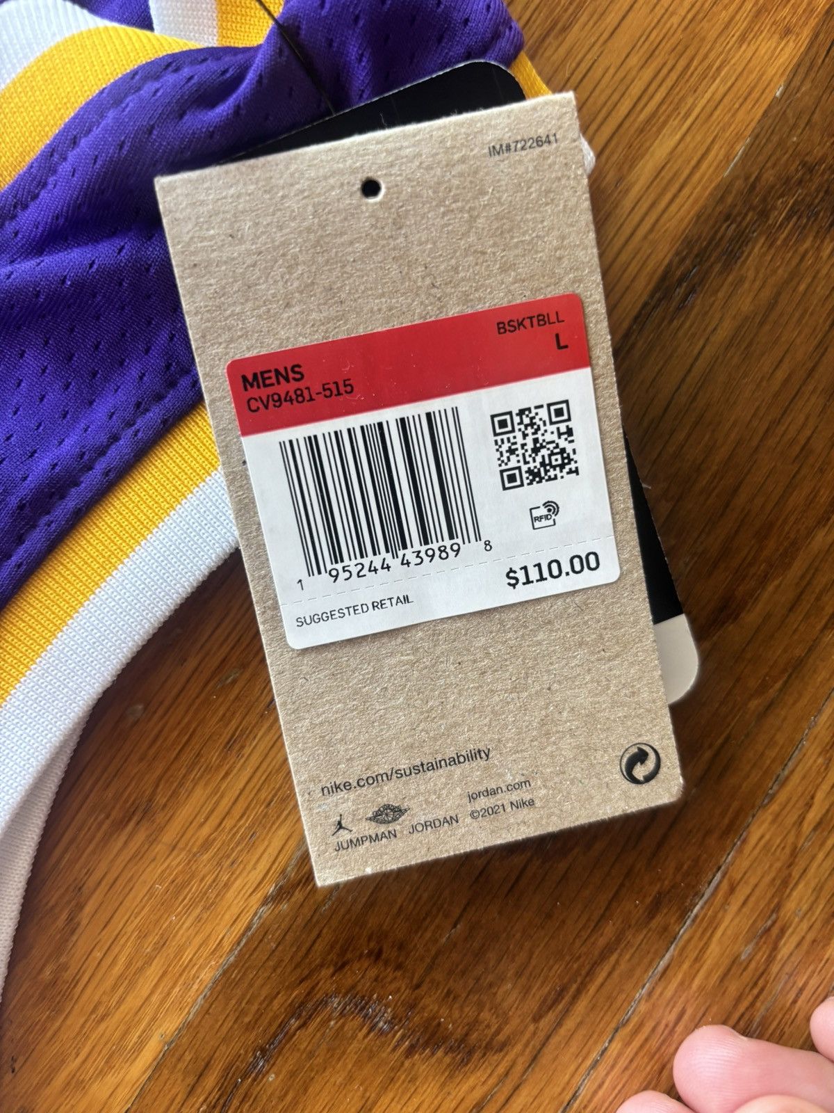 NBA Lakers jersey Size US M / EU 48-50 / 2 - 6 Thumbnail