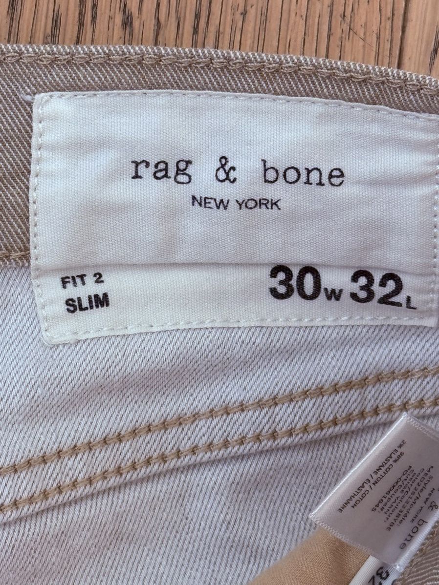 Rag & Bone Rag & Bone Fit 2 Slim Tan/Biege worn only a few times Size US 30 / EU 46 - 5 Thumbnail