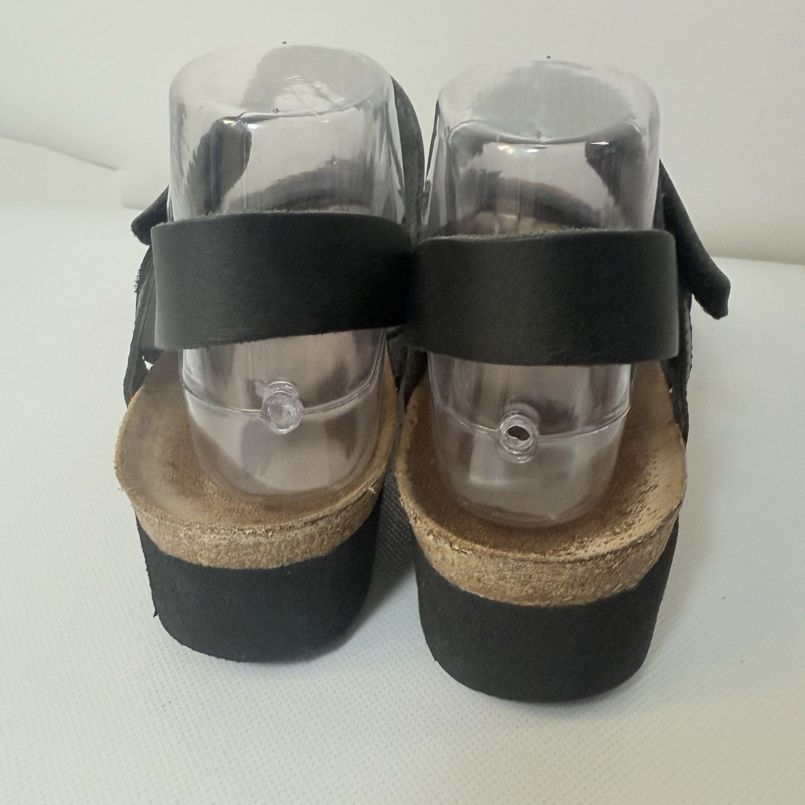 Other Naot Sandals Kayla Slingback Black Hook Loop Open Toe Wedge Size US 10 / IT 40 - 3 Thumbnail