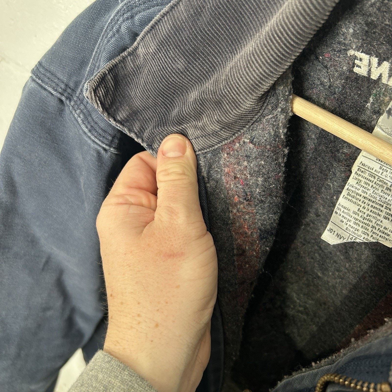 Carhartt Vintage Carhartt Blanket-Lined Detroit Jacket “Navy” J01 NVY Size US L / EU 52-54 / 3 - 12 Thumbnail