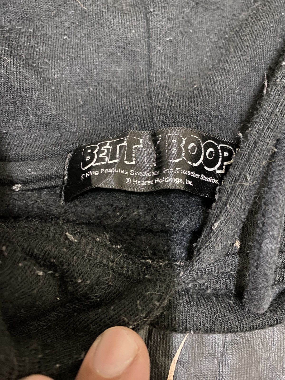 Japanese Brand × Vintage Vintage Betty Boop Black Hoodies Jacket (C4) Size US M / EU 48-50 / 2 - 4 Thumbnail