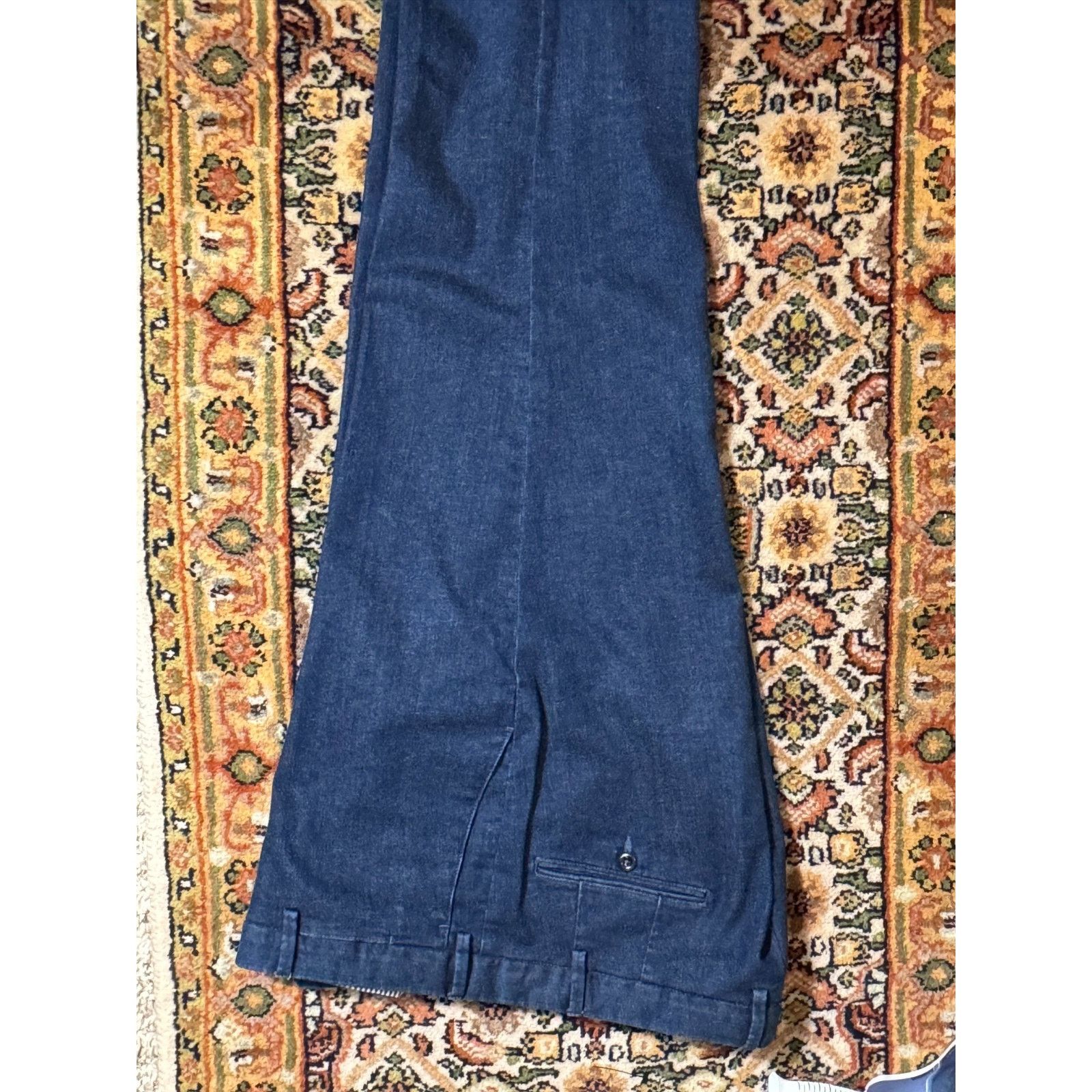 Rubinacci Rubinacci Napoli Denim Indigo Trousers Pants 56IT 37 x31.5 Size US 37 - 5 Thumbnail