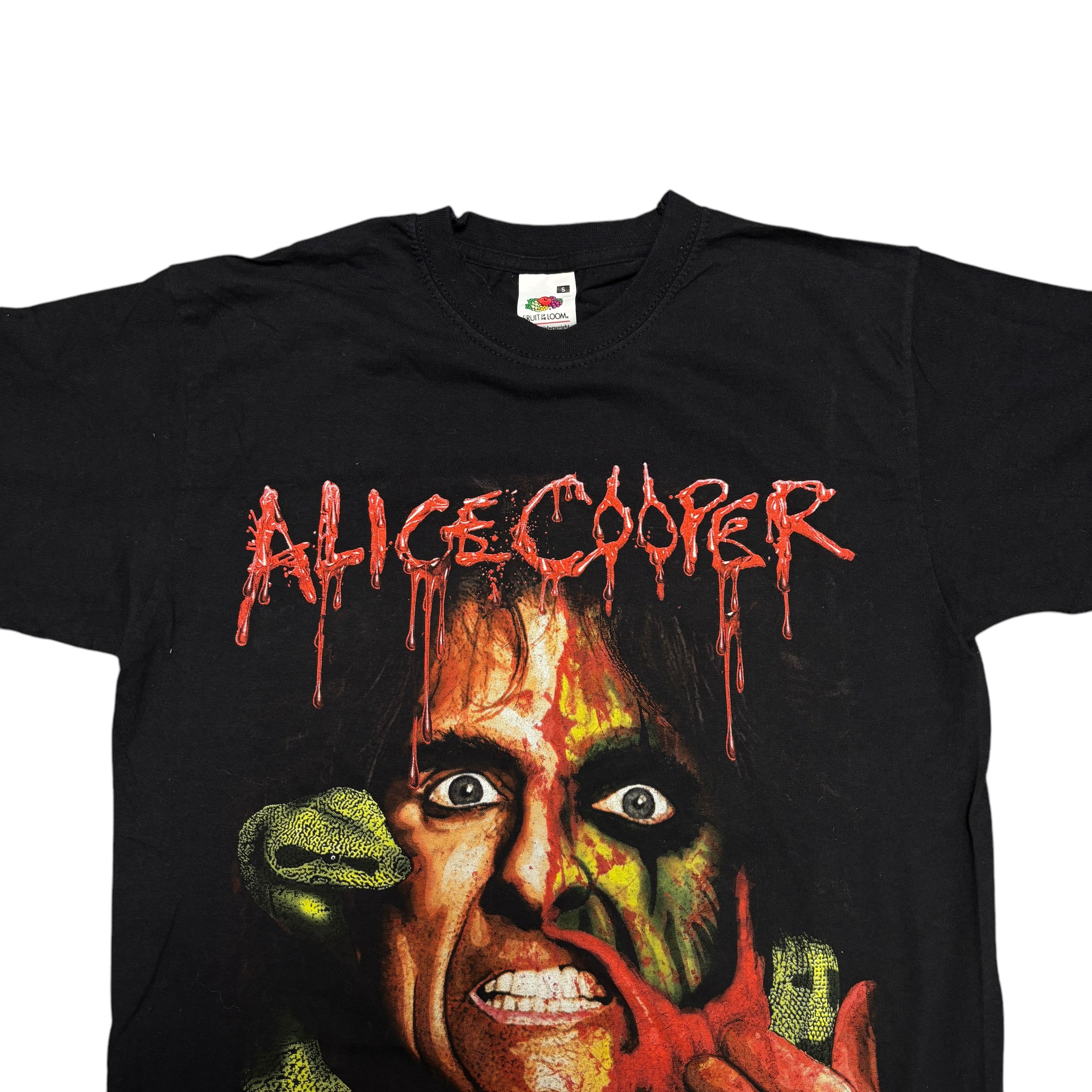 Band Tees × Vintage Alice Cooper Shirt Vintage Band Tees Ozzy Osbourne Aerosmith Size US S / EU 44-46 / 1 - 7 Thumbnail