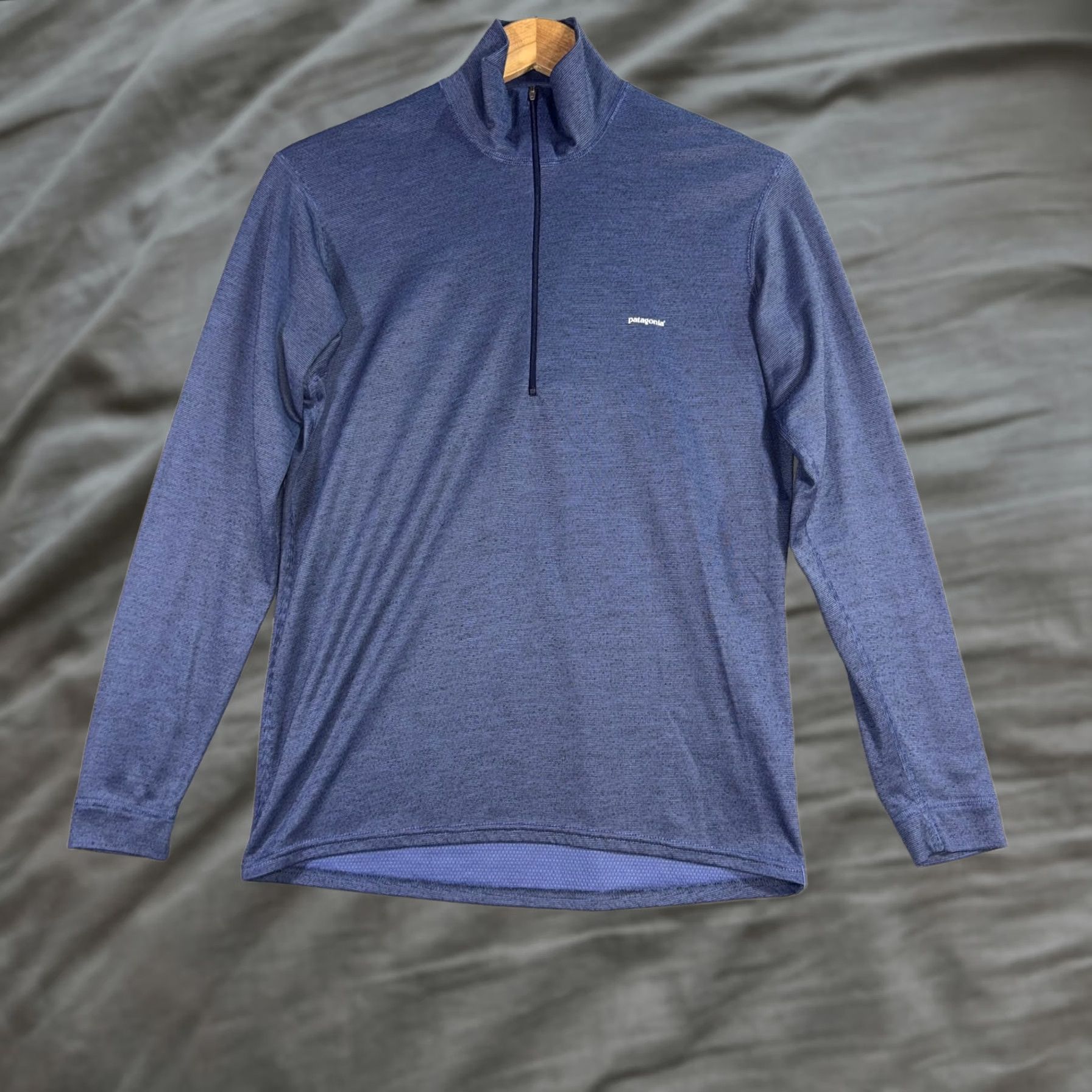 Patagonia VINTAGE Patagonia Capilene Pullover Mens Small Blue 1/4 Zip Long Sleeve USA Size US S / EU 44-46 / 1 - 1 Thumbnail