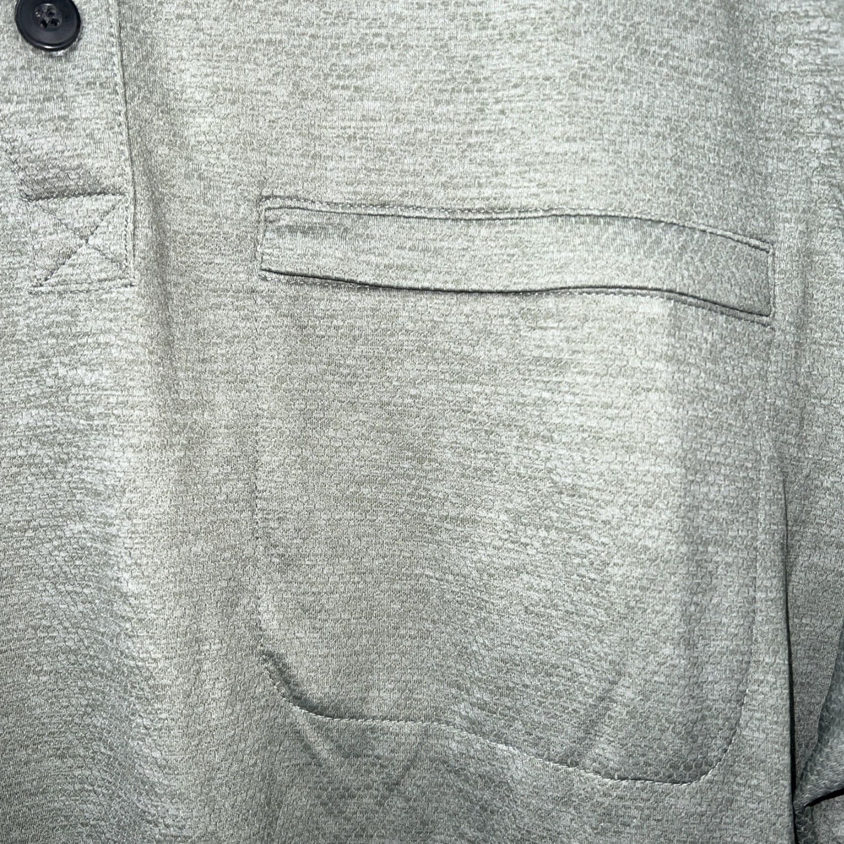CO Duluth Trading Co Polo Shirt Mens Size L Gray/Green Shirt Mens L Gray Duluth Polo Shirt Size US L / EU 52-54 / 3 - 3 Thumbnail