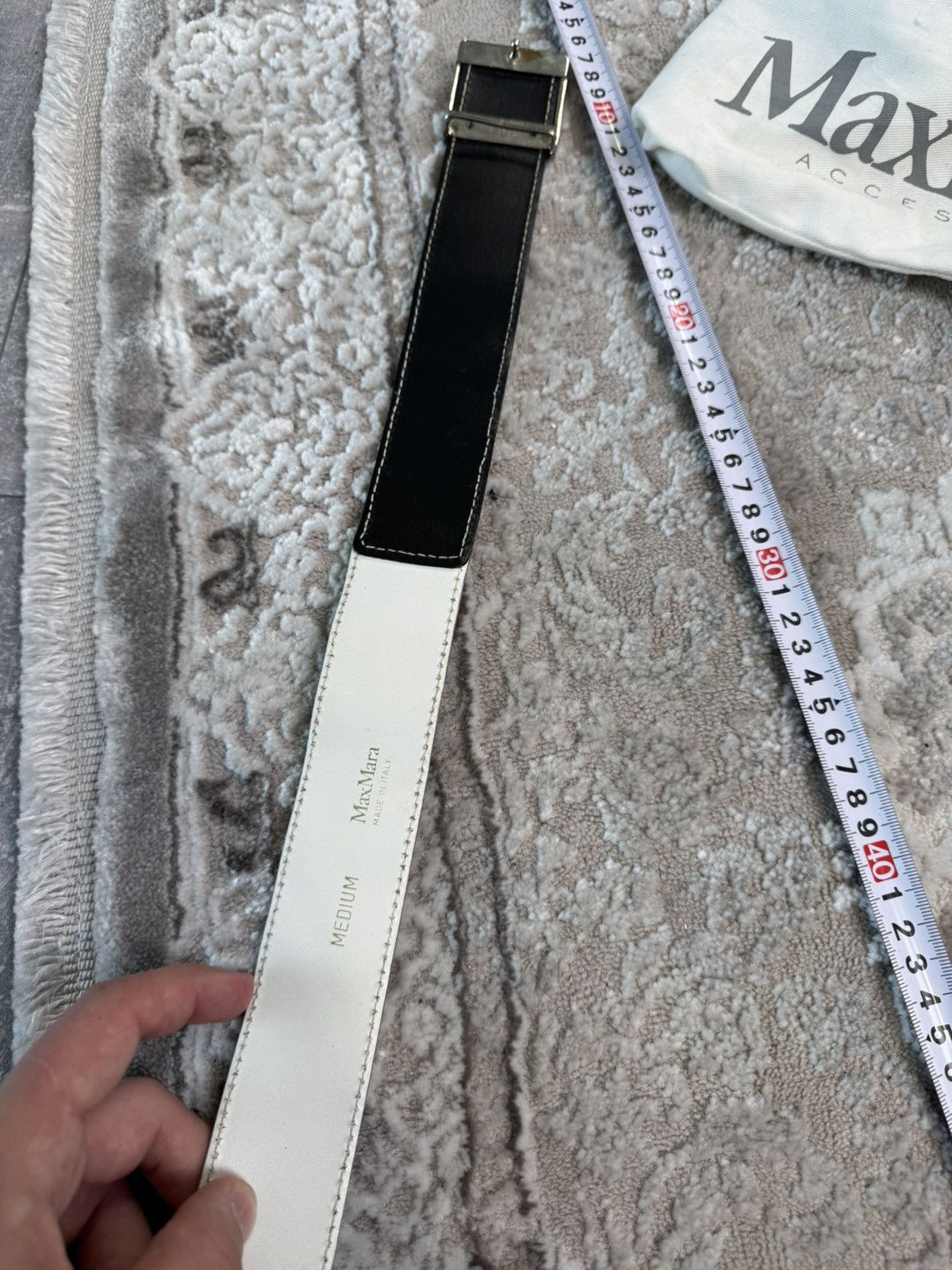 Max Mara Max Mara Leather Belt Size ONE SIZE - 5 Thumbnail