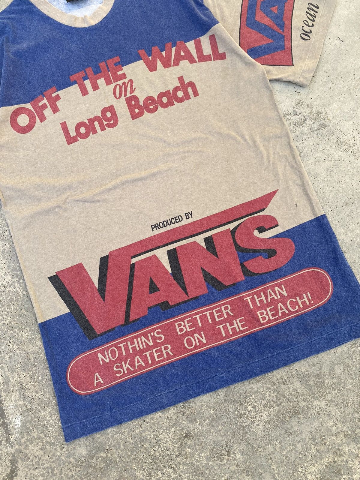 Vans Vintage Over Prints Vans Single Stitch Tees Size US L / EU 52-54 / 3 - 6 Thumbnail