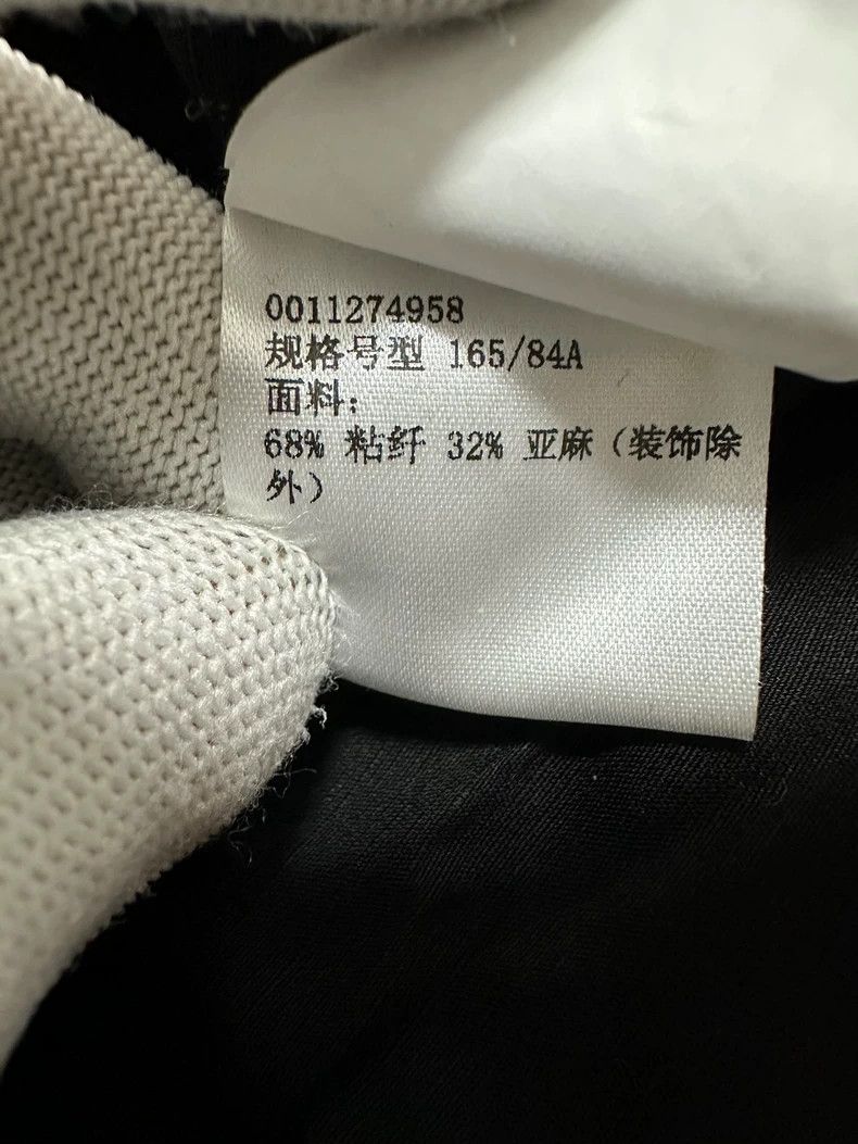 Loewe LOEWE Black embroidered linen long-sleeved shirt Size XS / US 0-2 / IT 36-38 - 7 Thumbnail