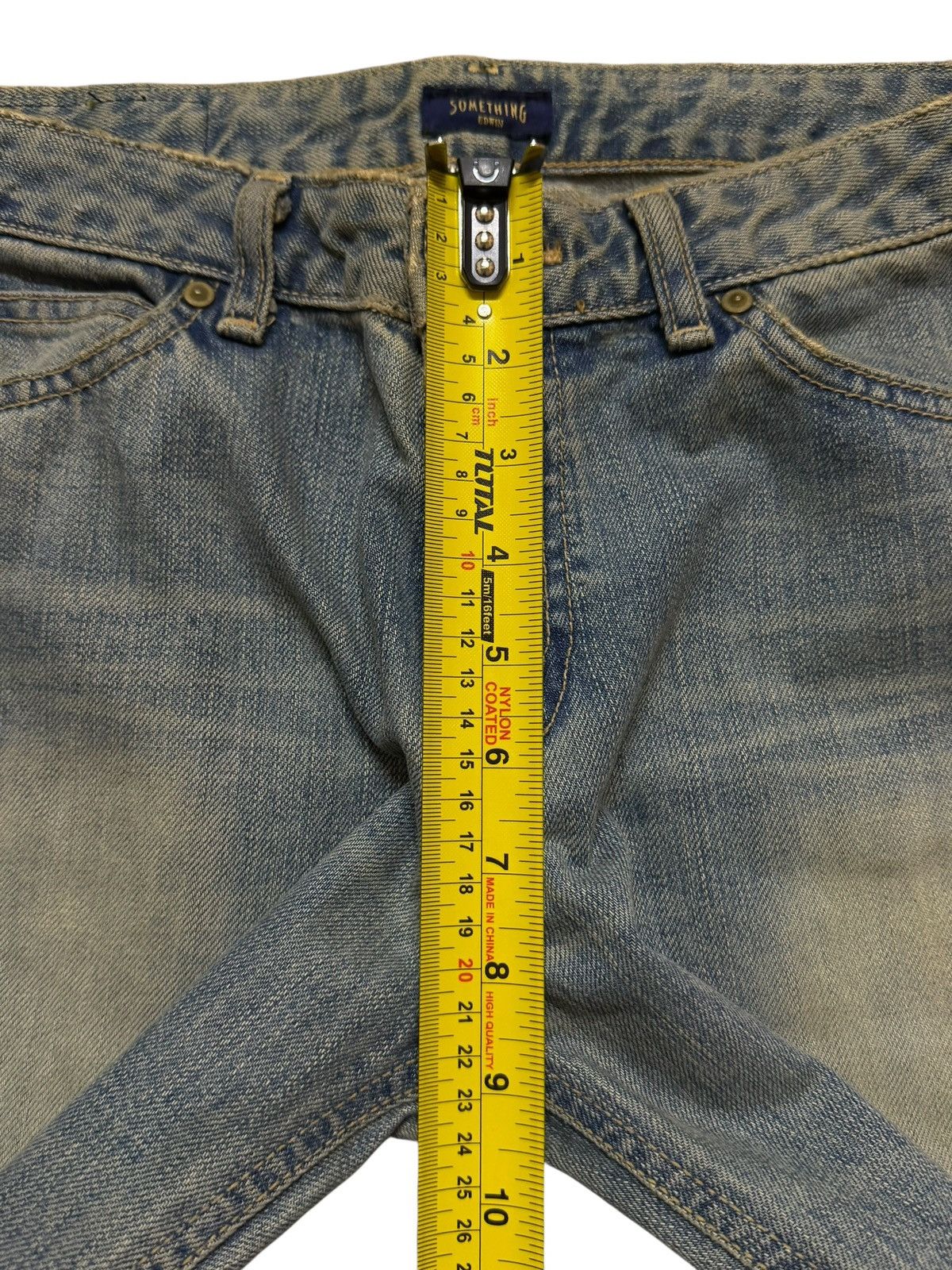 Edwin Vintage 90s Edwin Something Blue Mud Wash Wide Leg Flared Size 28" / US 6 / IT 42 - 12 Thumbnail