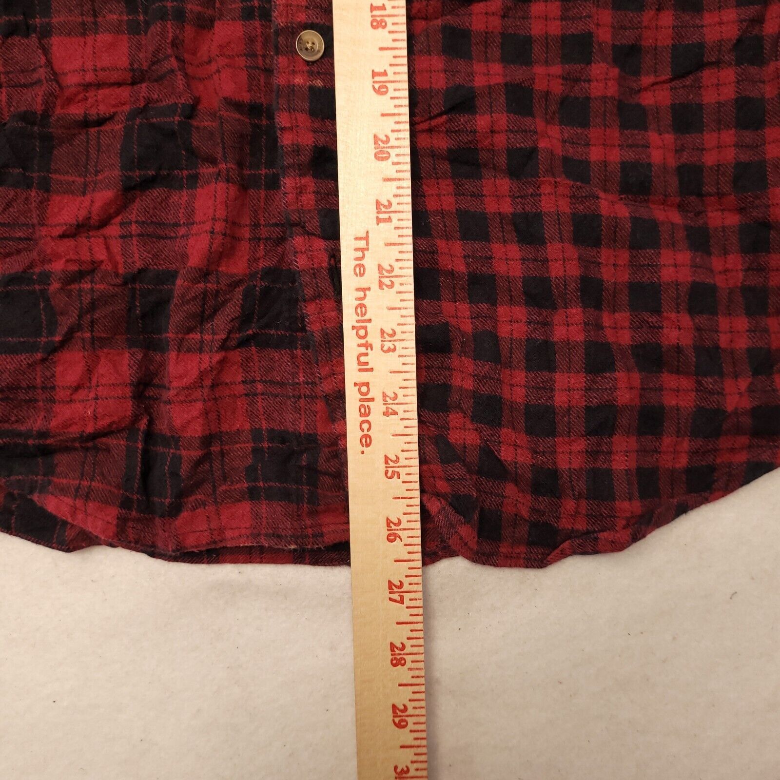 Aeropostale Aeropostale Tartan Flannel Shirt Mens Size Large L Red Black Size US L / EU 52-54 / 3 - 8 Thumbnail