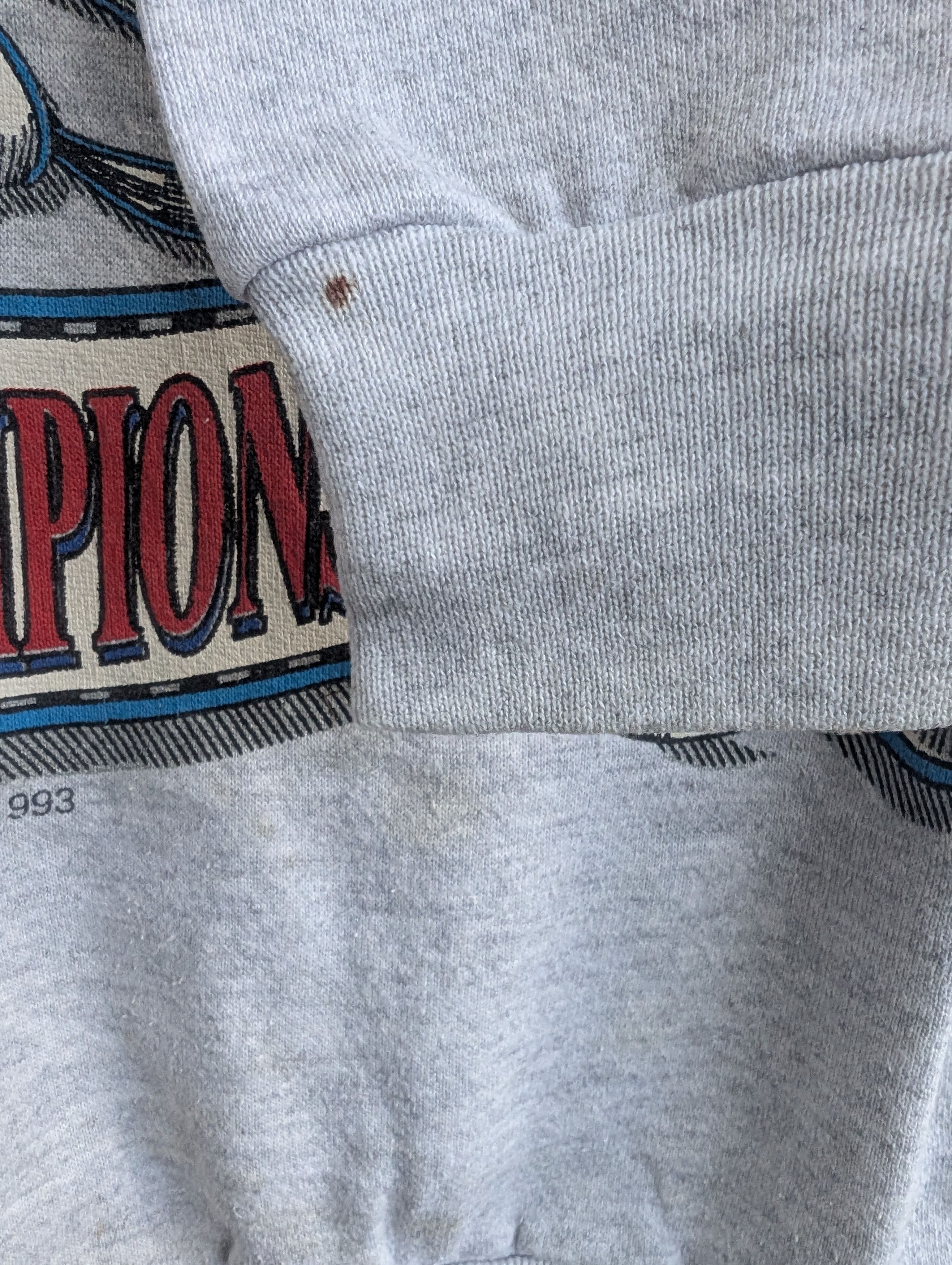 MLB Vintage 1993 Raven MLB Sweatshirt Toronto Vs Chicago Size US L / EU 52-54 / 3 - 7 Thumbnail