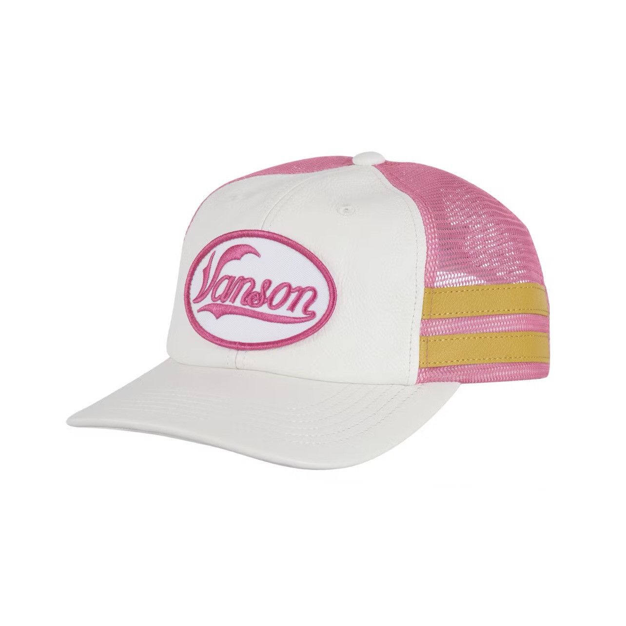 Supreme × Vanson Leathers Supreme Vanson Leathers Mesh Back 6-panel Pink Hat size: OS Size ONE SIZE - 1 Thumbnail