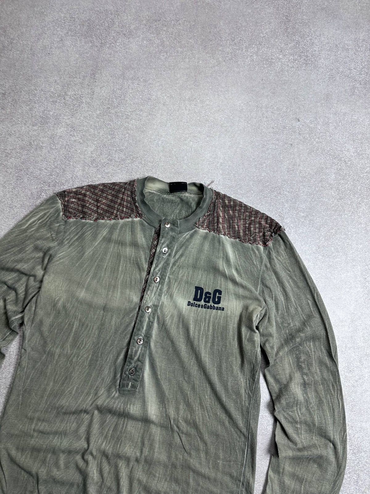 Dolce & Gabbana Vintage Dolce&Gabbana Archival Y2K Longsleeve Shirt M Size US M / EU 48-50 / 2 - 2 Thumbnail