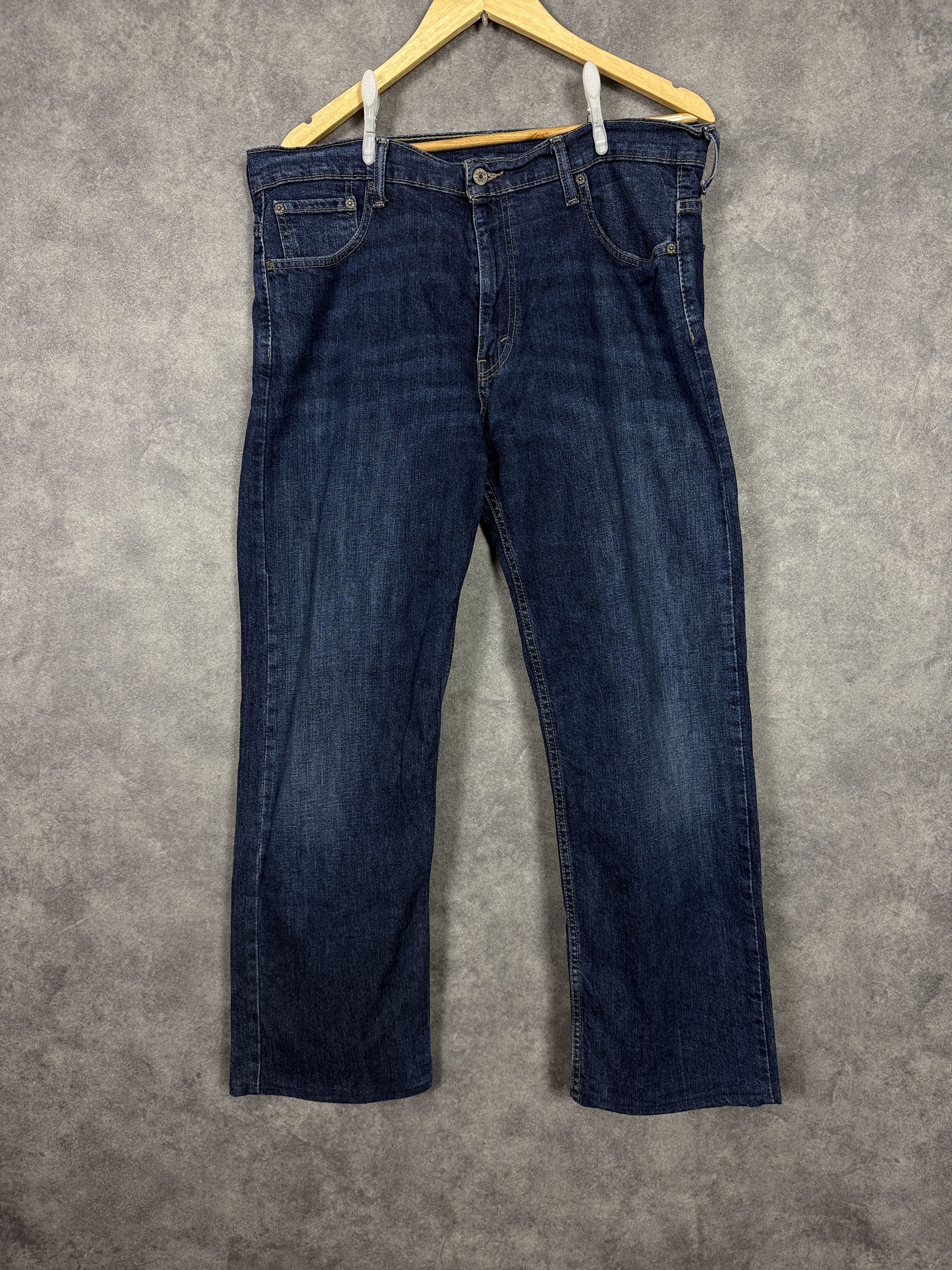 Levi's Levi’s 569 classic jeans denim navy blue button fly wide leg Size US 34 / EU 50 - 5 Thumbnail
