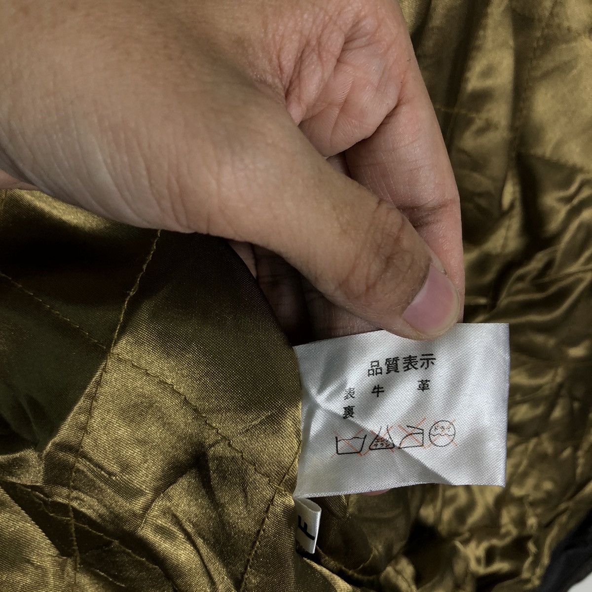 Genuine Leather 🔥90’s Vtg Genuine Suite Leather Jacket Cargo Inspector Size US M / EU 48-50 / 2 - 15 Thumbnail
