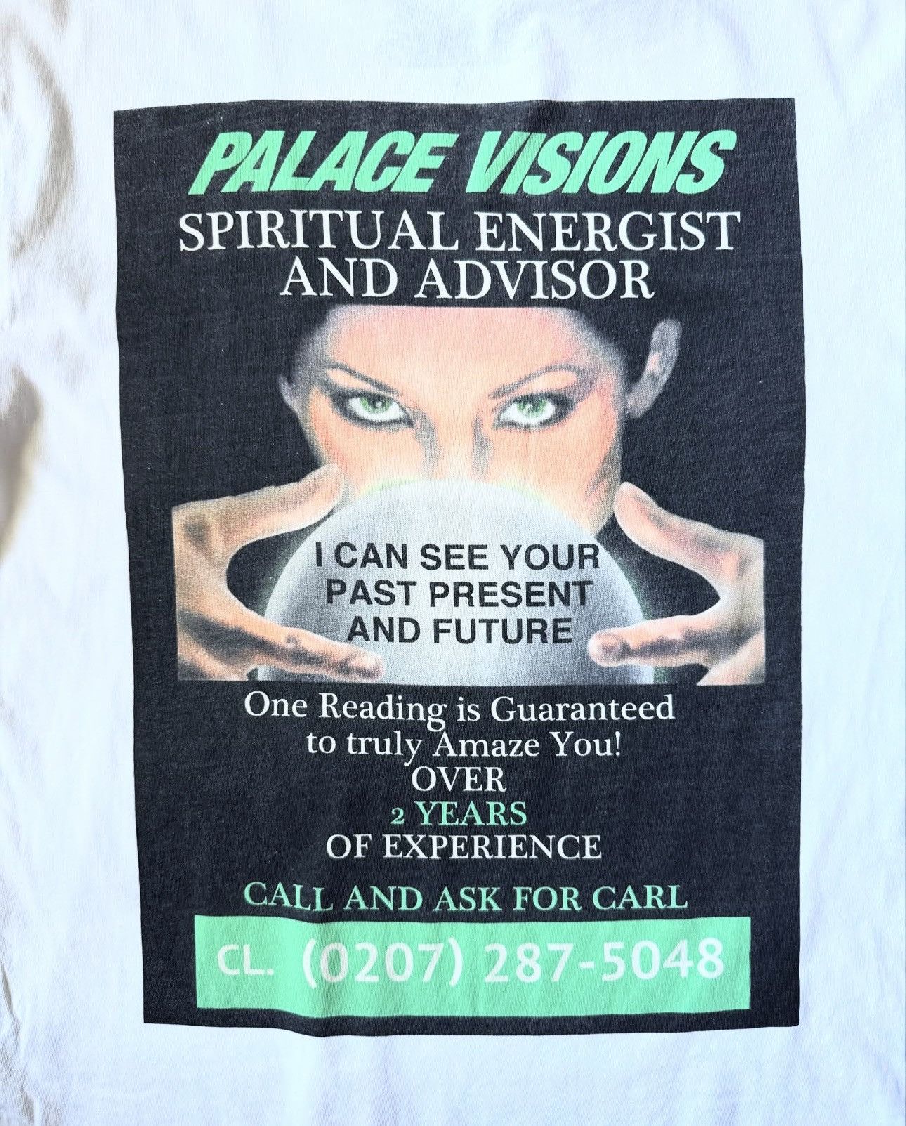 Places + Faces Palace big logo white t-shirt L sz Size US L / EU 52-54 / 3 - 2 Thumbnail