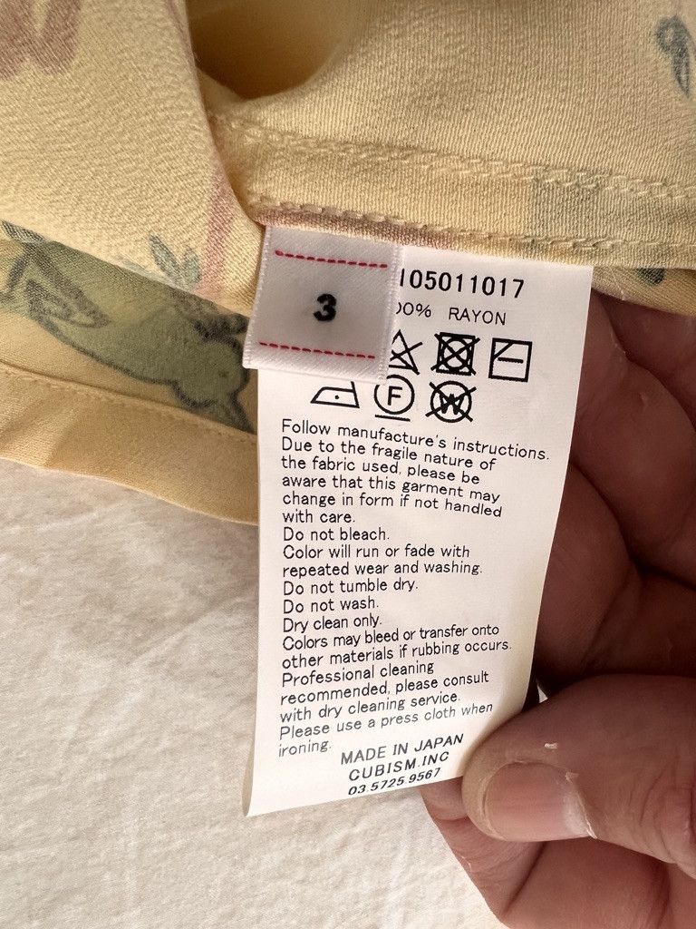 Visvim WALLIS SHIRT S/S SUNNYBIRD Yellow sz 3 Size US L / EU 52-54 / 3 - 7 Thumbnail