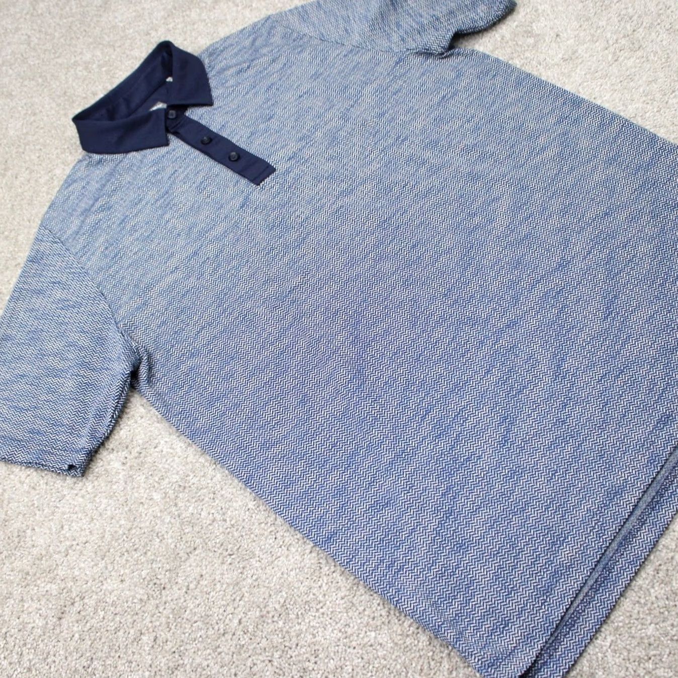 Callaway Callaway Polo Shirt Men L Blue Opti-Dri Short Sleeve Golf Polyester 100% Poly Pullover Size US L / EU 52-54 / 3 - 5 Thumbnail