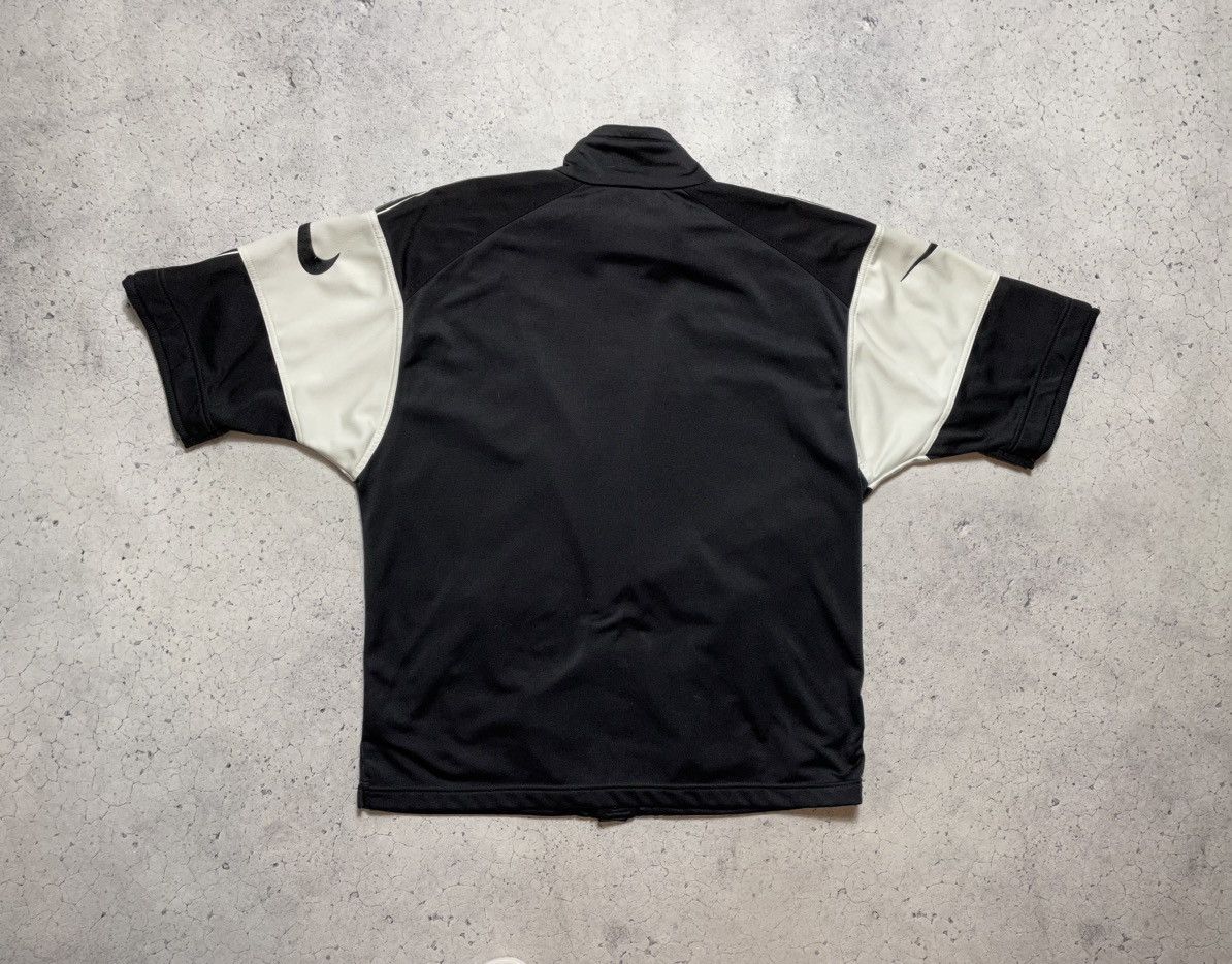 Nike Vintage 90s Short Sleeve Shirt Track Jacket Nike Swoosh Y2K Size US M / EU 48-50 / 2 - 3 Thumbnail