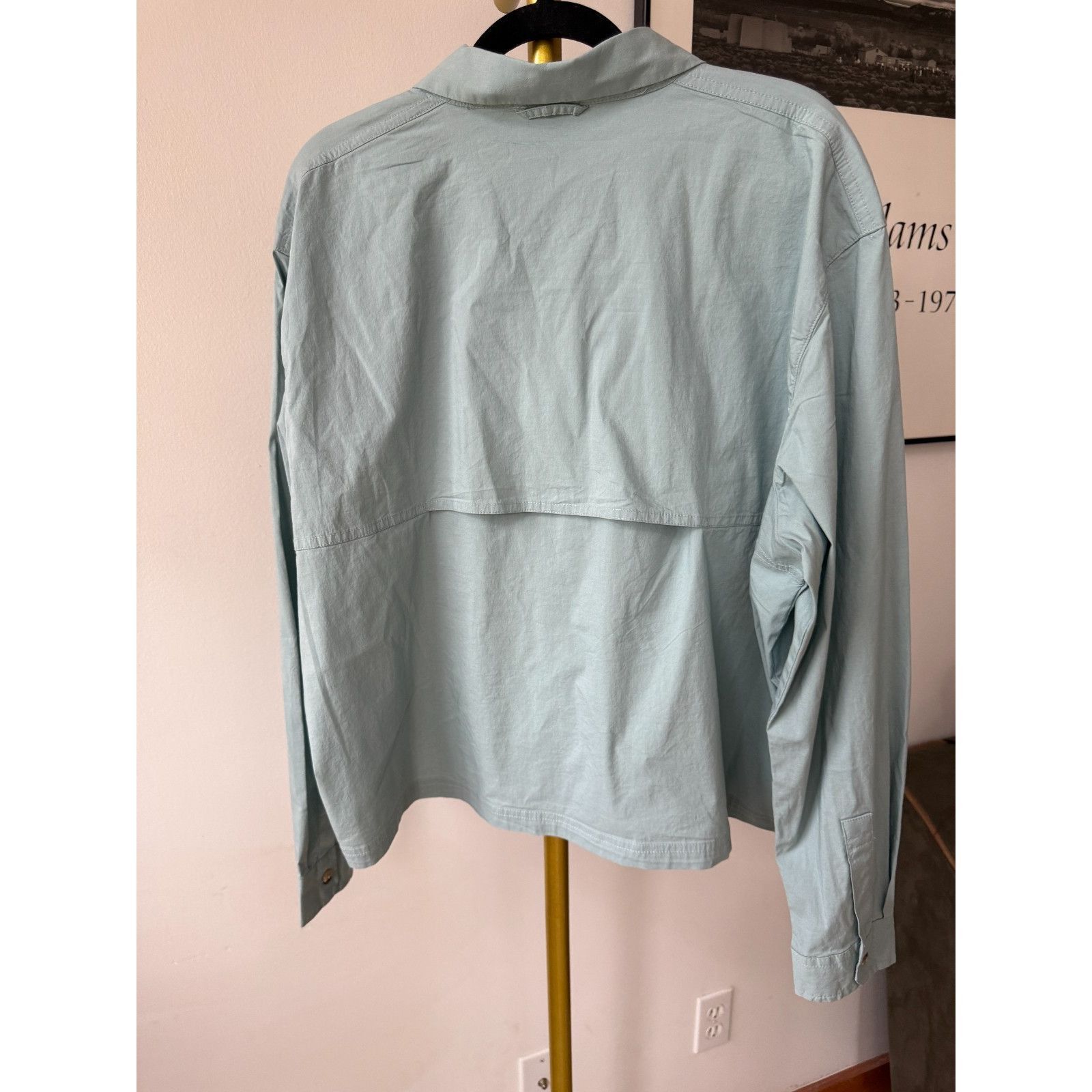Columbia Columbia Womens XXL Button Up Shirt Green Relaxed Fit 1117 Size XXL / US 16-18 / IT 52-54 - 5 Thumbnail