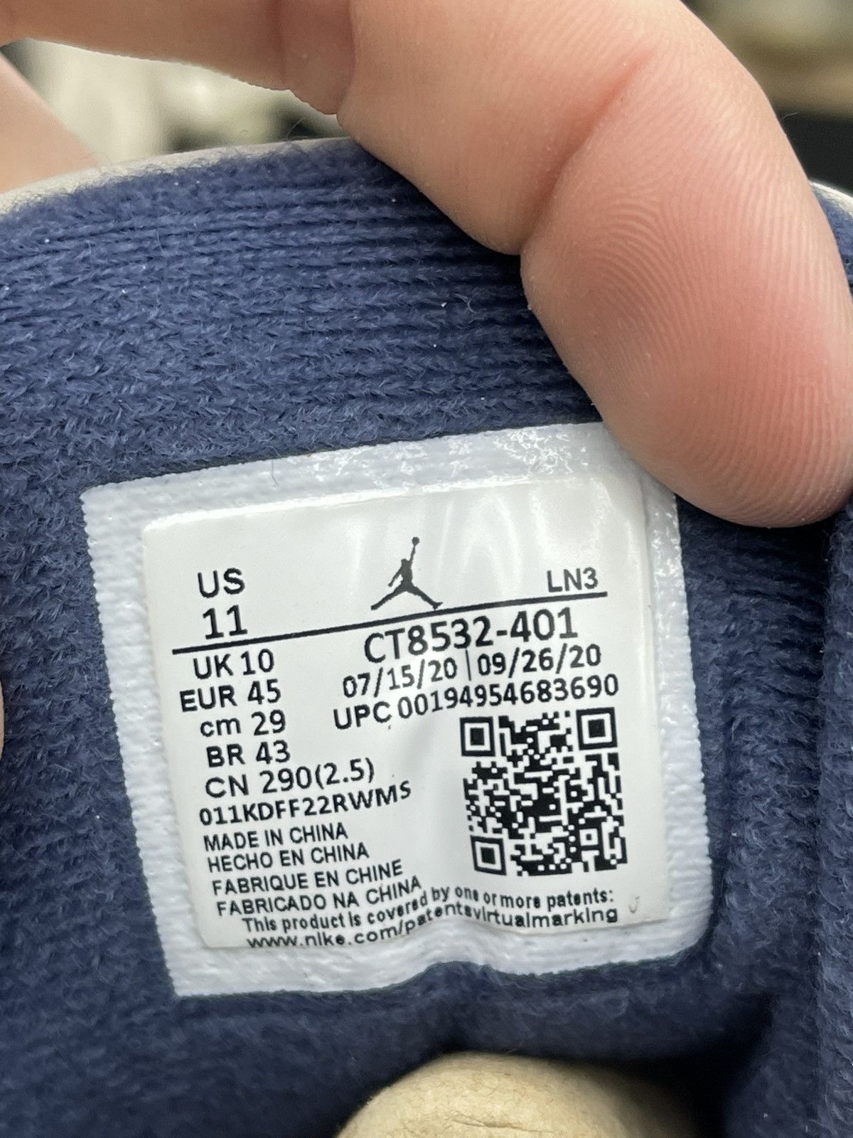 Jordan Brand Size 11 - Jordan 4 Retro Georgetown “2021” Size US 11 / EU 44 - 10 Thumbnail