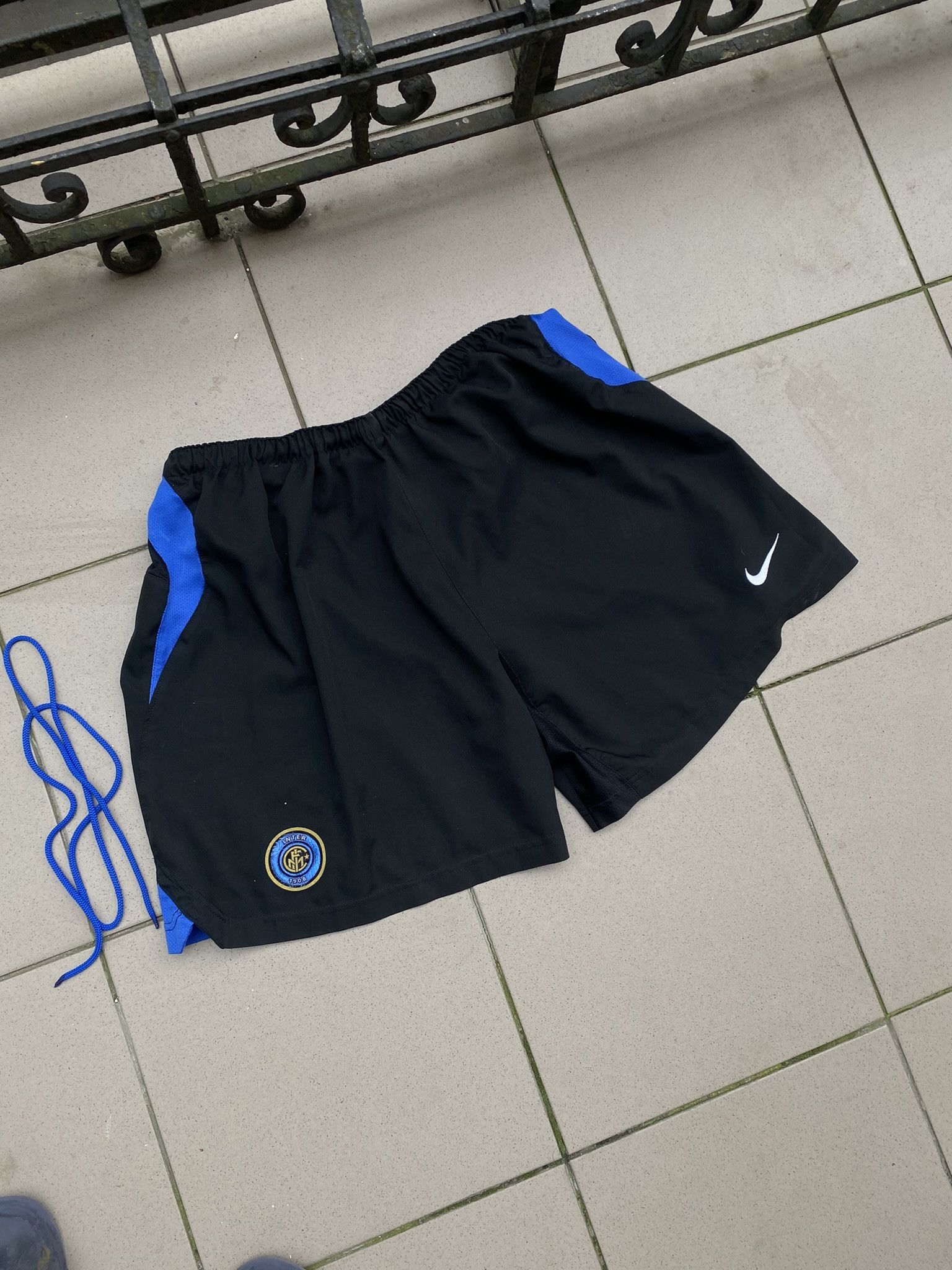 Nike × Vintage INTER MILAN 2006-2007 Home Shorts Nike Size US 34 / EU 50 - 1 Thumbnail