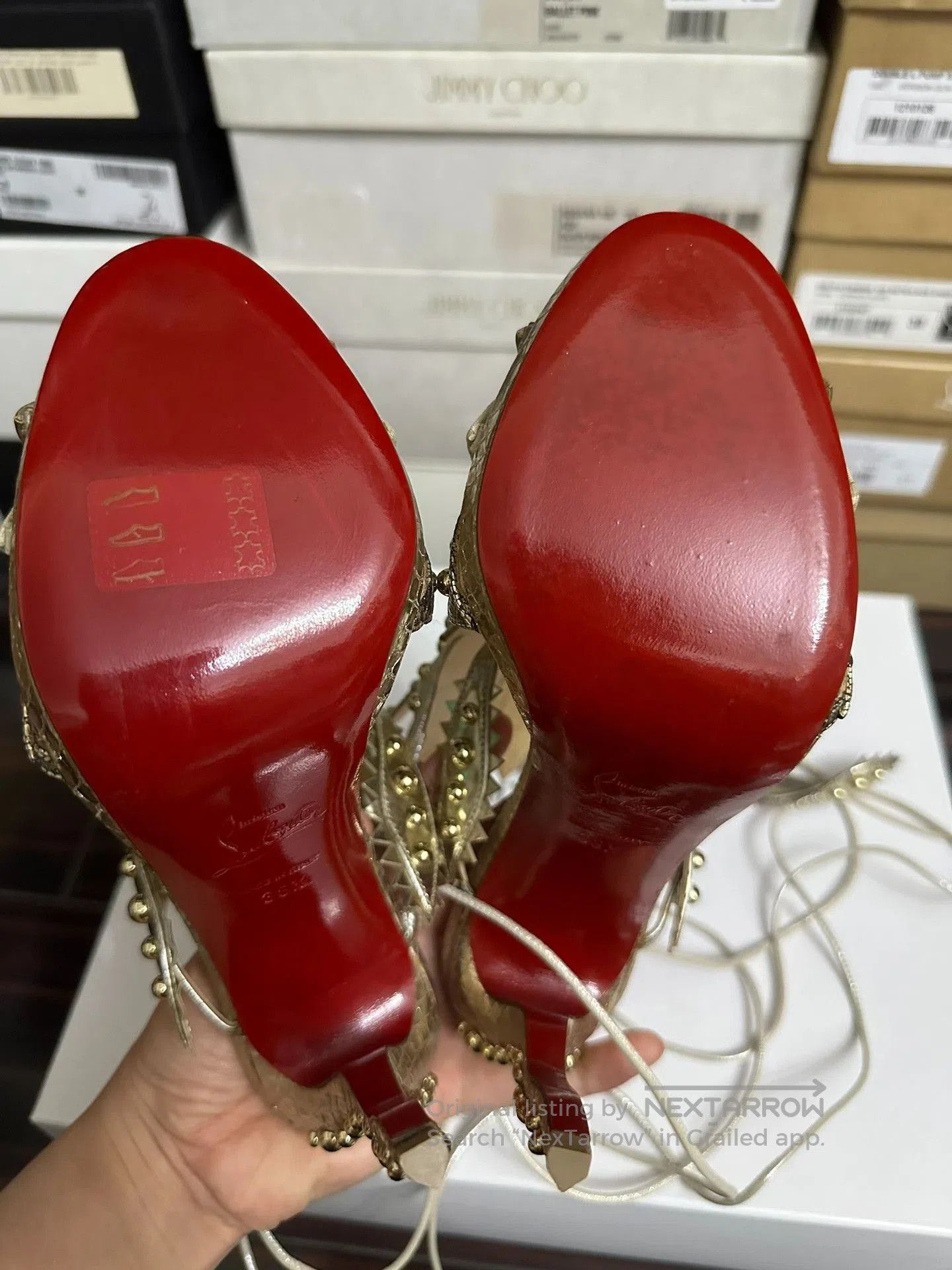 Christian Louboutin Christian Louboutin Limited Edition Heels. Size US 7.5 / IT 37.5 - 7 Thumbnail