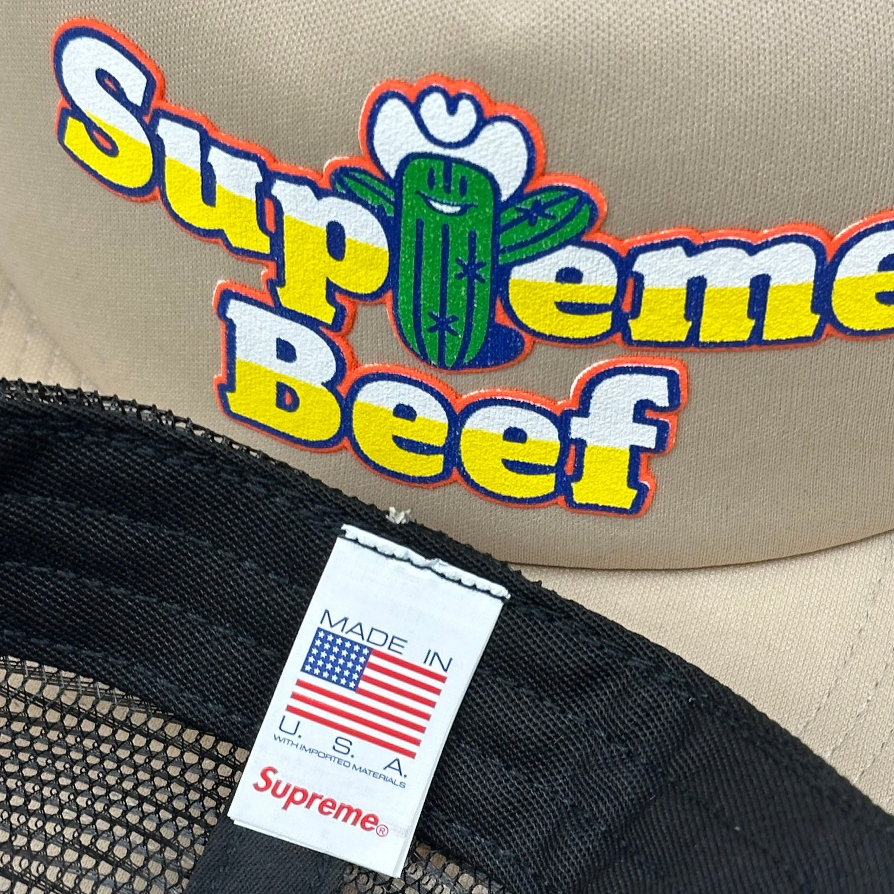 Supreme 2025 supreme beef trucker hat cap cactus tan Size ONE SIZE - 3 Thumbnail
