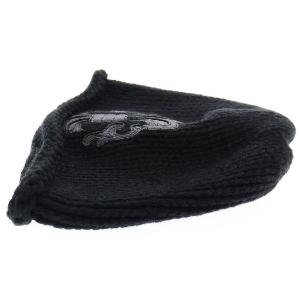 Chrome Hearts Chrome Hearts Black/Silver Flare Beanie Size ONE SIZE - 3 Thumbnail