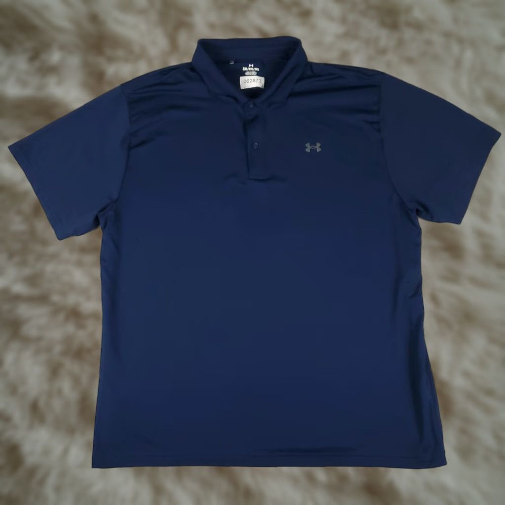 Under Armour Under Armour Polo Shirt Mens 3XL Blue Golf Casual Short Sleeve Size Size US XXL / EU 58 / 5 - 1 Thumbnail