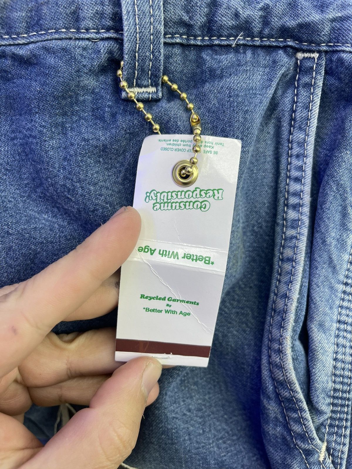 Better With Age Better with age jeans blue patch Size US 38 / EU 54 - 14 Thumbnail