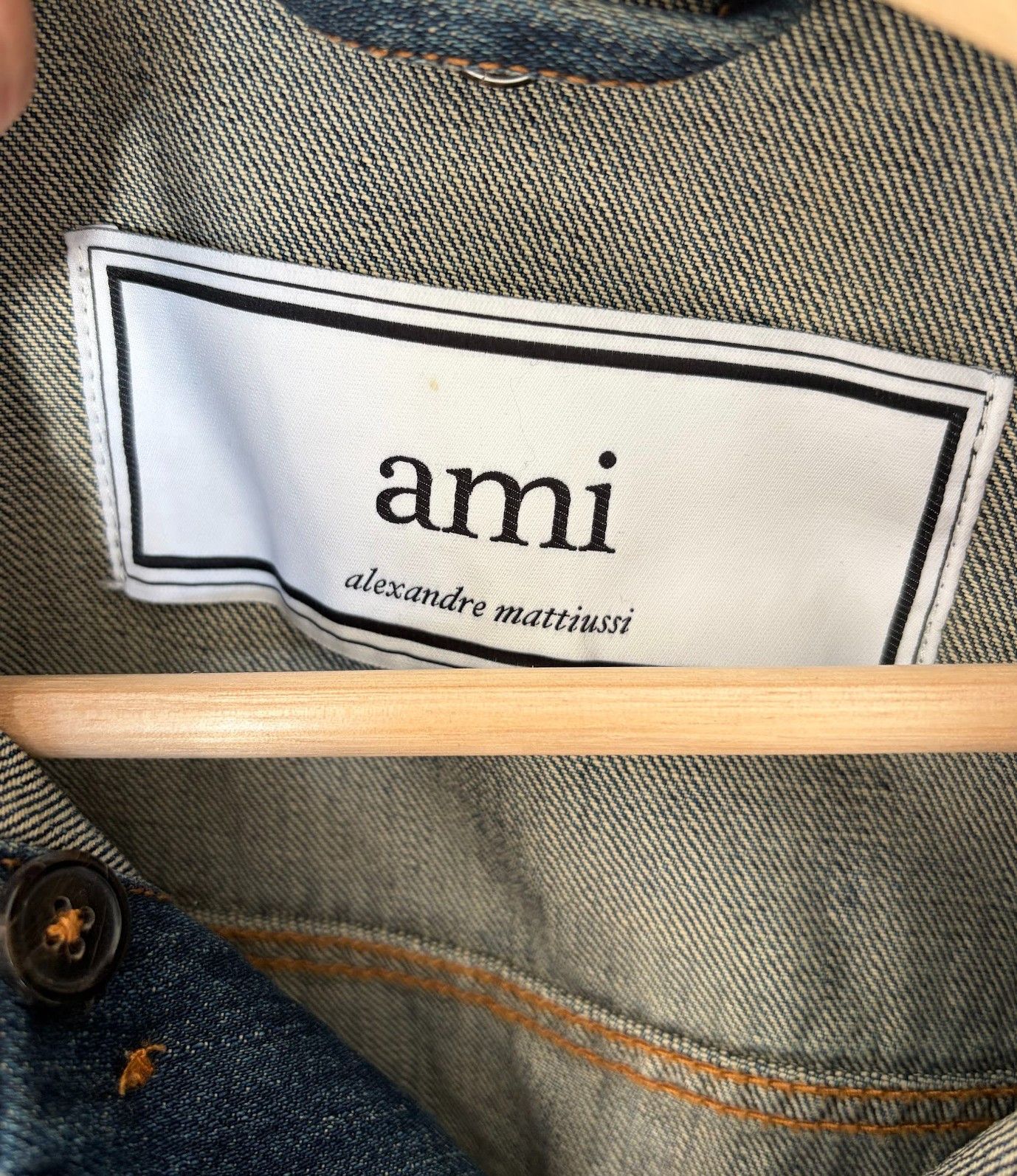 AMI Ami Paris Denim Jacket Size US M / EU 48-50 / 2 - 2 Thumbnail