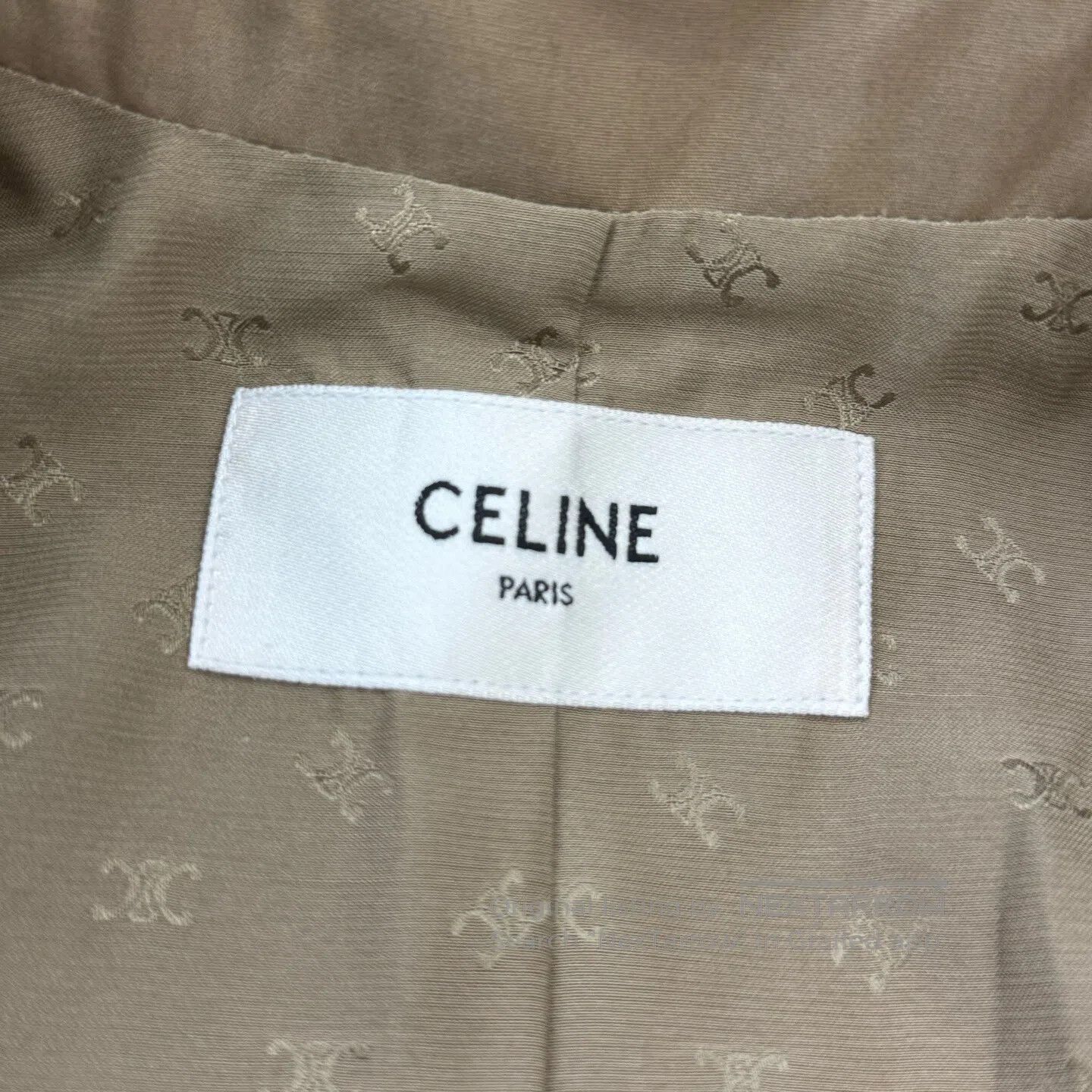 Celine CELINE Brown Twill Jacket| Size US S / EU 44-46 / 1 - 4 Thumbnail