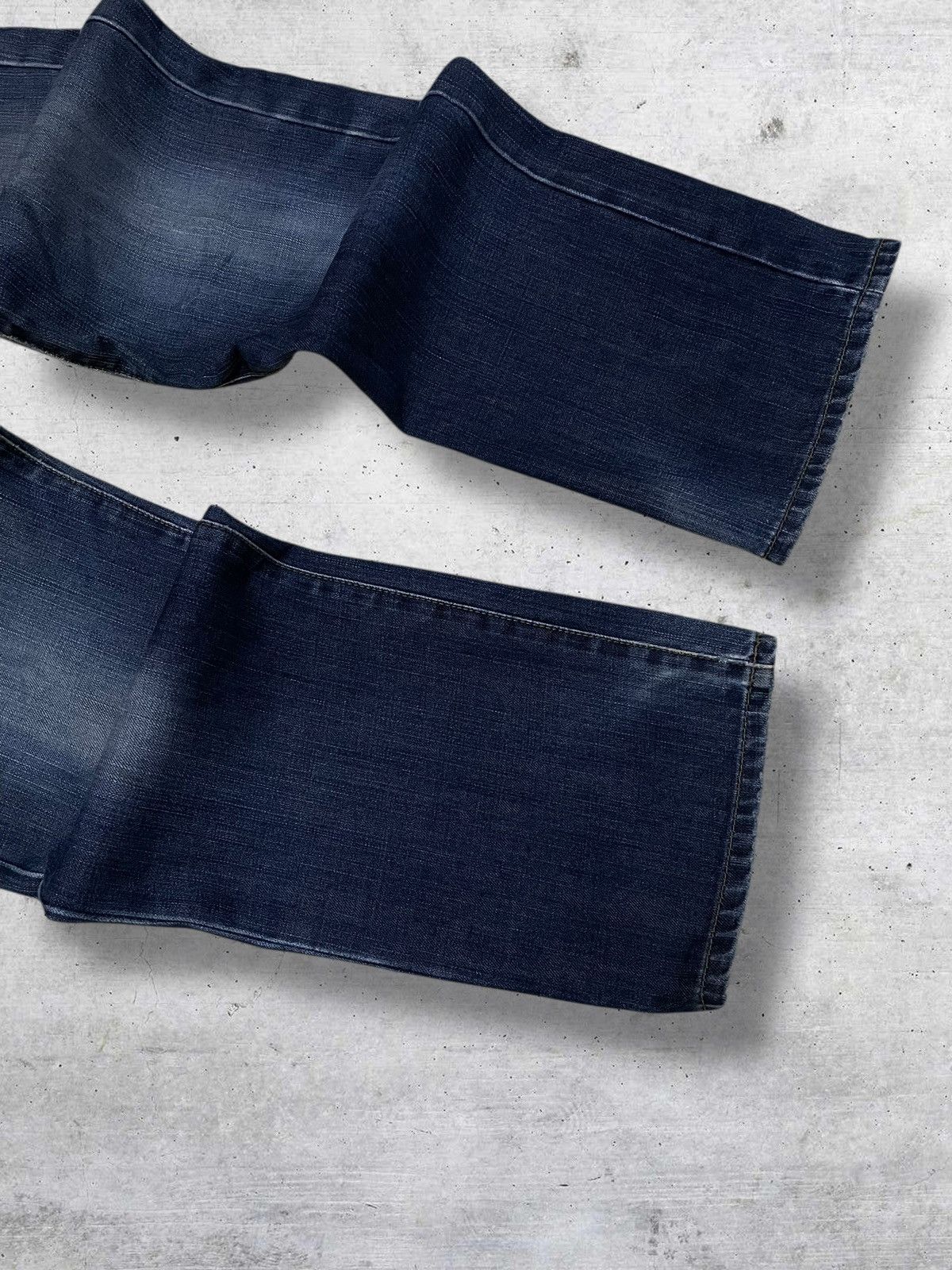 Edwin VINTAGE EDWIN 90S JAPAN OG DESIGNER RIPPED INDIGO RAW DENIM Size US 31 - 5 Thumbnail