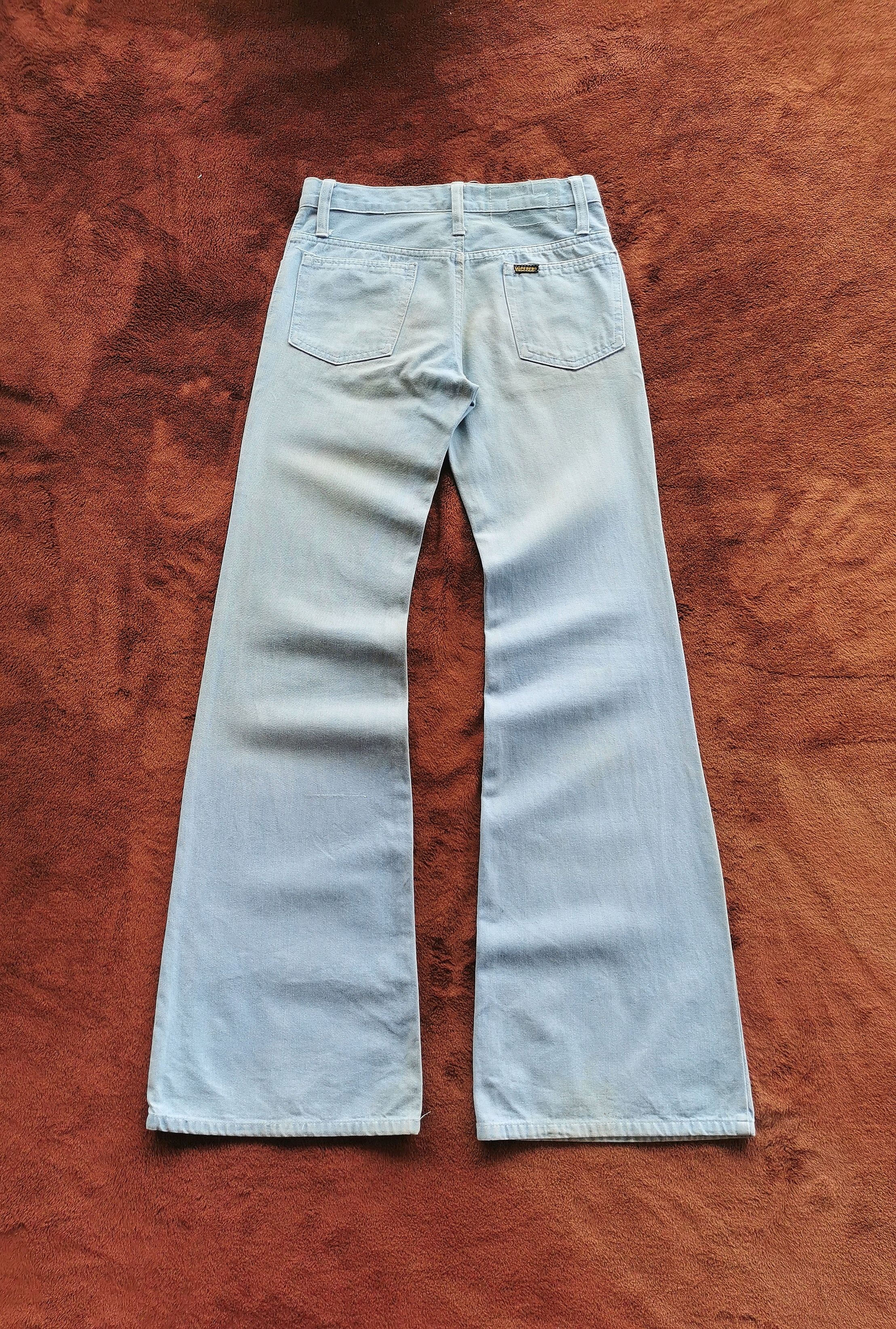 14th Addiction Vintage Vicerer Flare Jeans Size 28 x 42.5 Size US 28 / EU 44 - 5 Thumbnail
