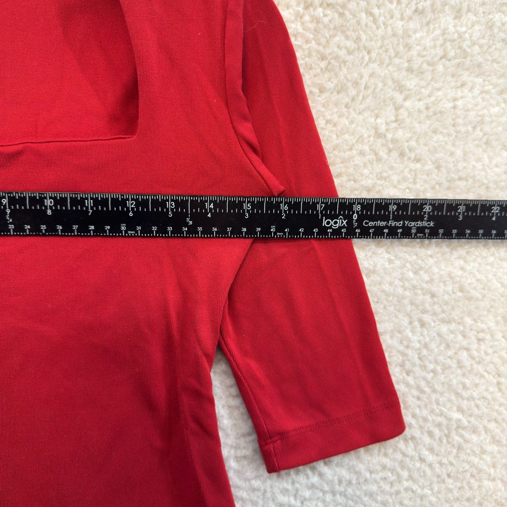 Vintage VINTAGE Rampage Shirt Womens M Red 90s Y2K Square Neck Office Corpcore Size M / US 6-8 / IT 42-44 - 3 Thumbnail