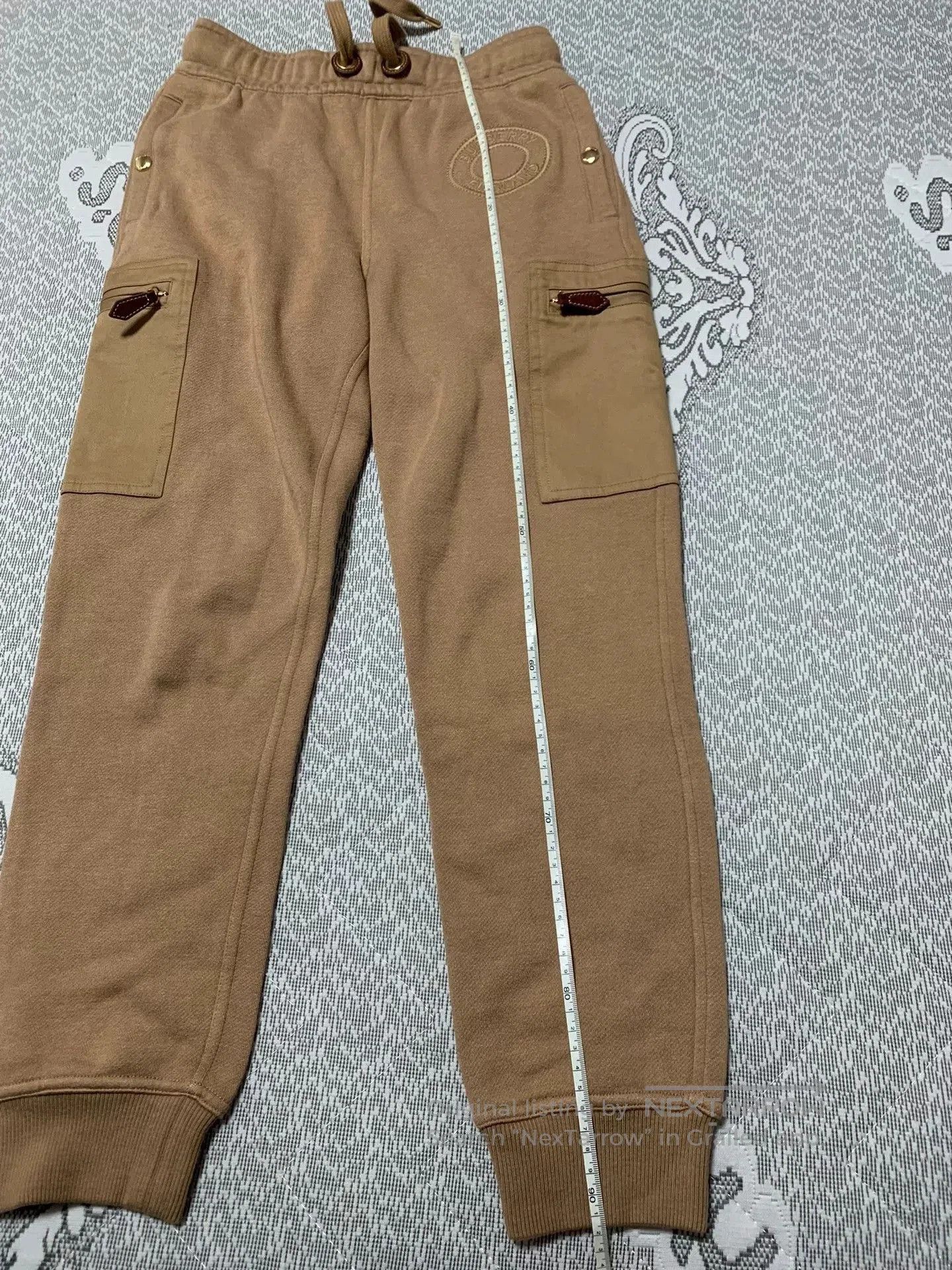 Burberry Burberry Embroidered Round Logo Sweatpants. Size US 30 / EU 46 - 7 Thumbnail