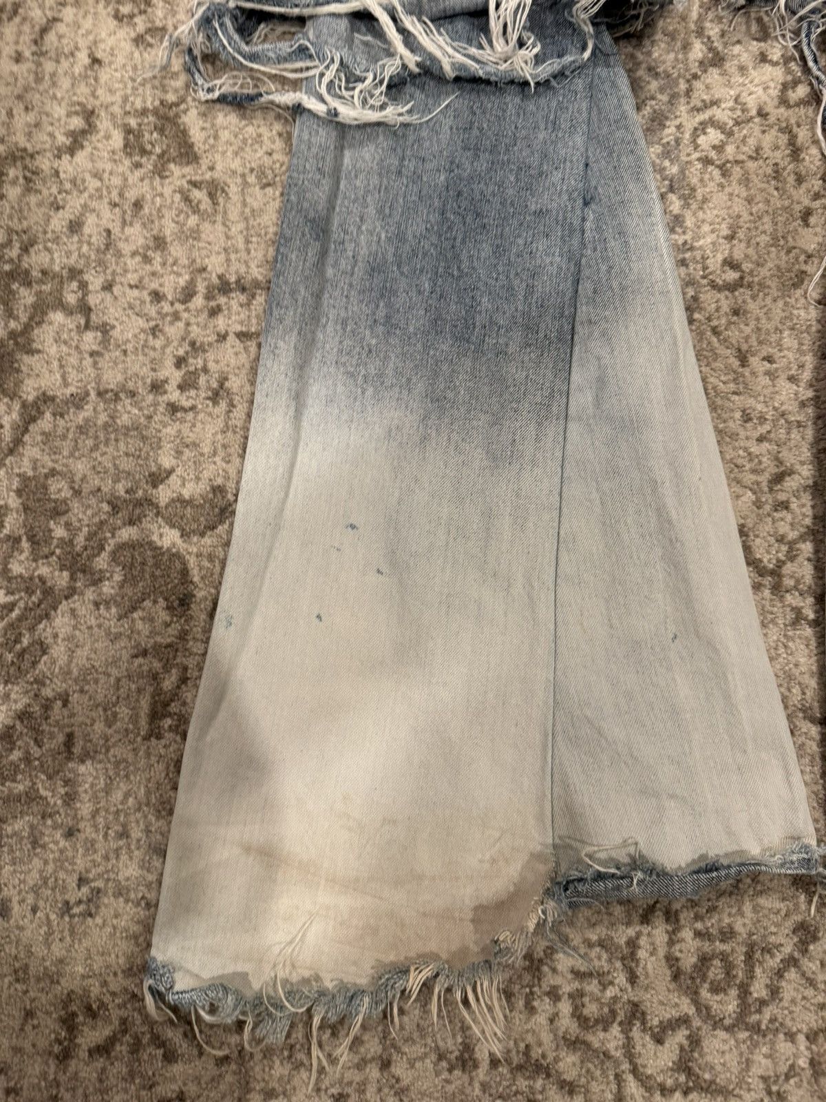 Rick Owens Swampgod 1/1 Repurposed Rick Owens Denim Sample Size US 31 - 5 Thumbnail