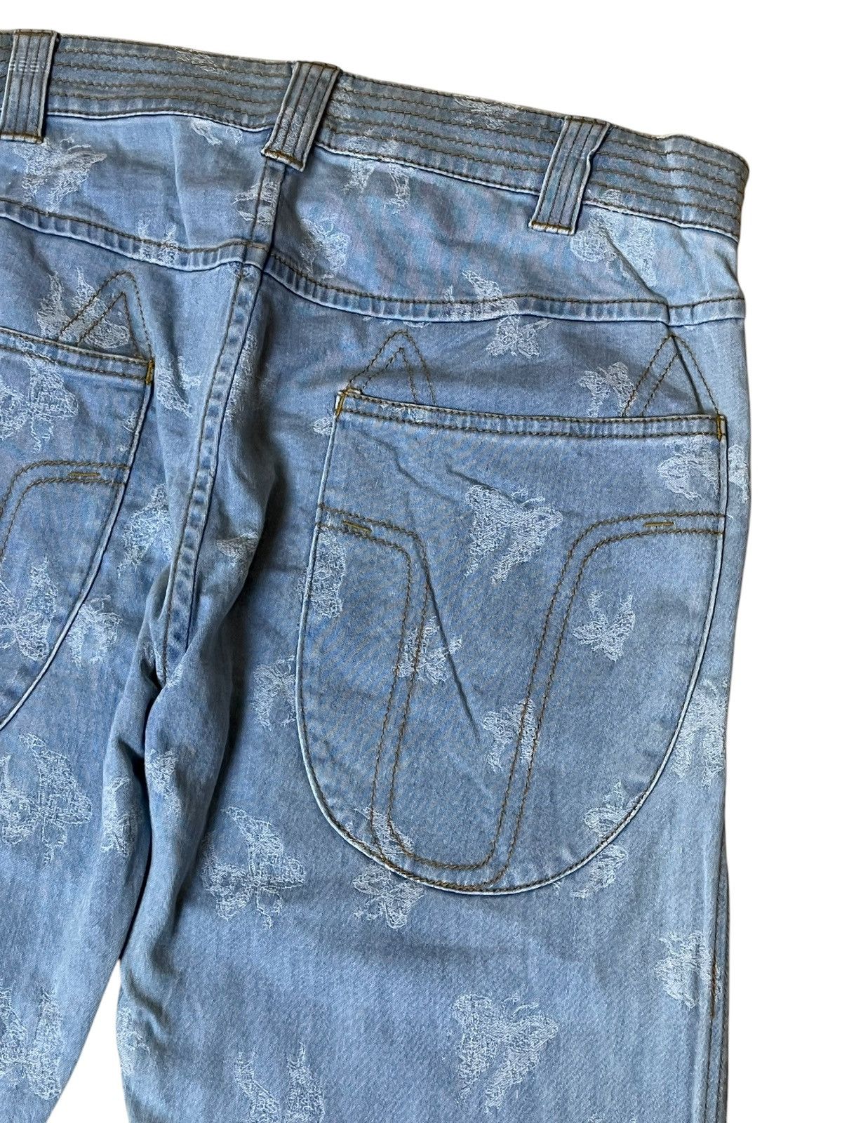 Issey Miyake TSUMORI CHISATO ISSEY MIYAKE EMBROIDERY JEANS Size US 32 / EU 48 - 8 Thumbnail