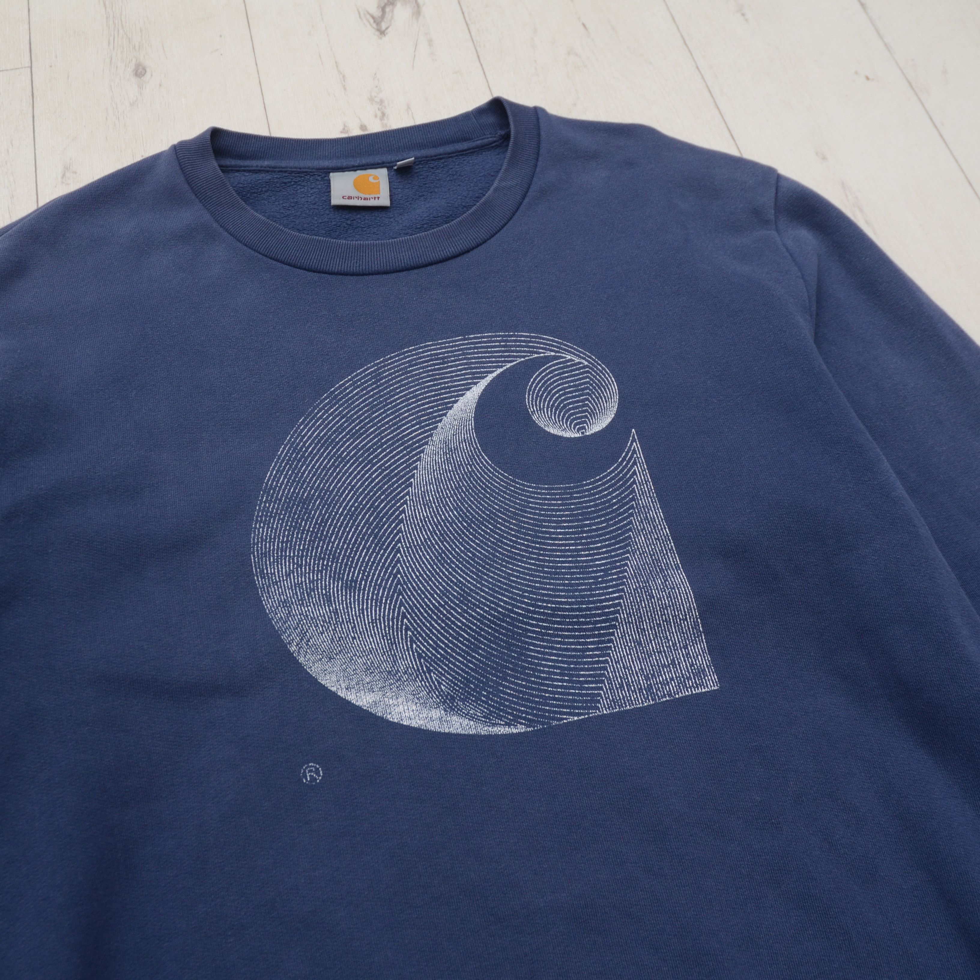 Carhartt × Carhartt Wip Carhartt Vintage Sweatshirt 00s Abstract Big Logo Streetwear Size US M / EU 48-50 / 2 - 6 Thumbnail
